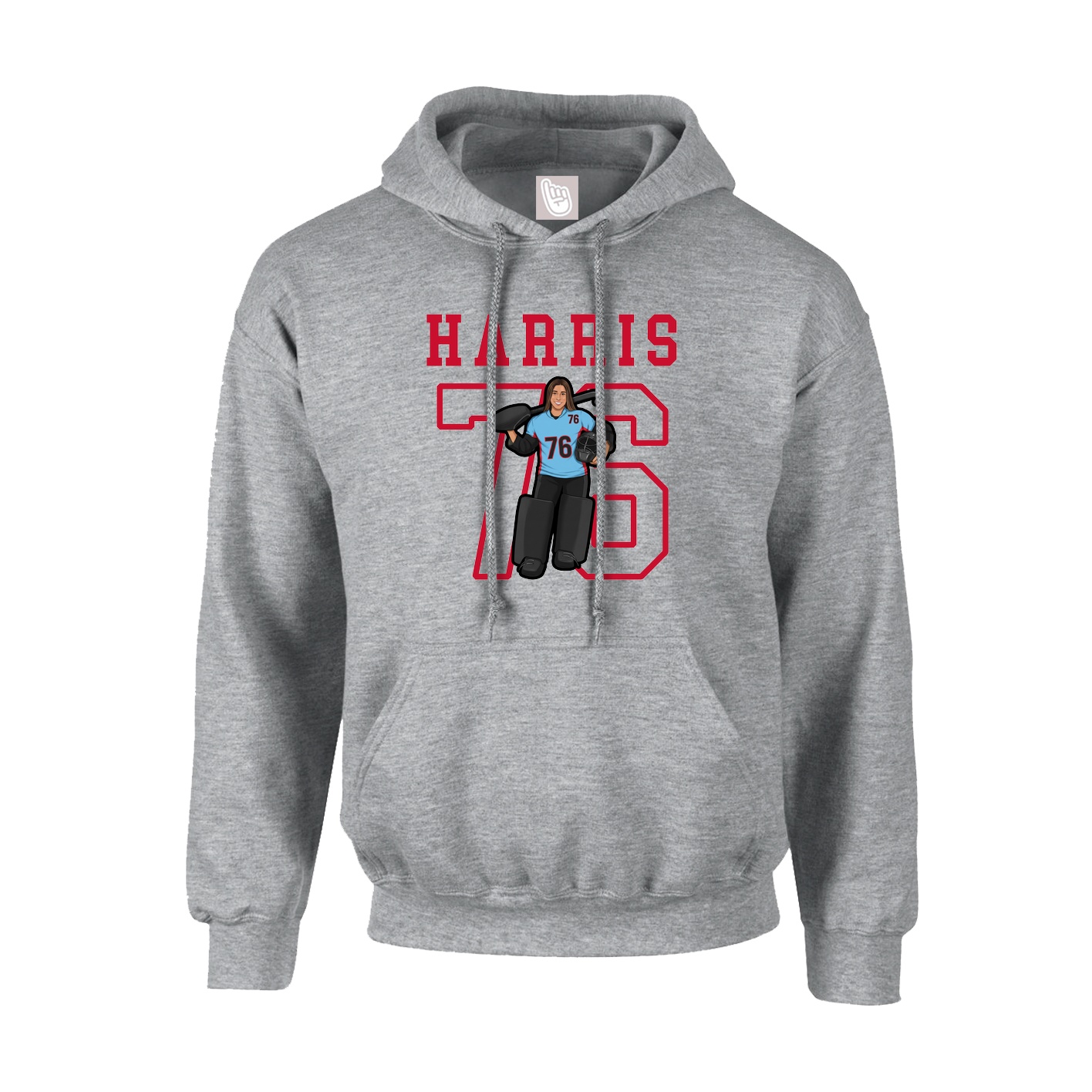 Hoodie — Shirsey in Grey