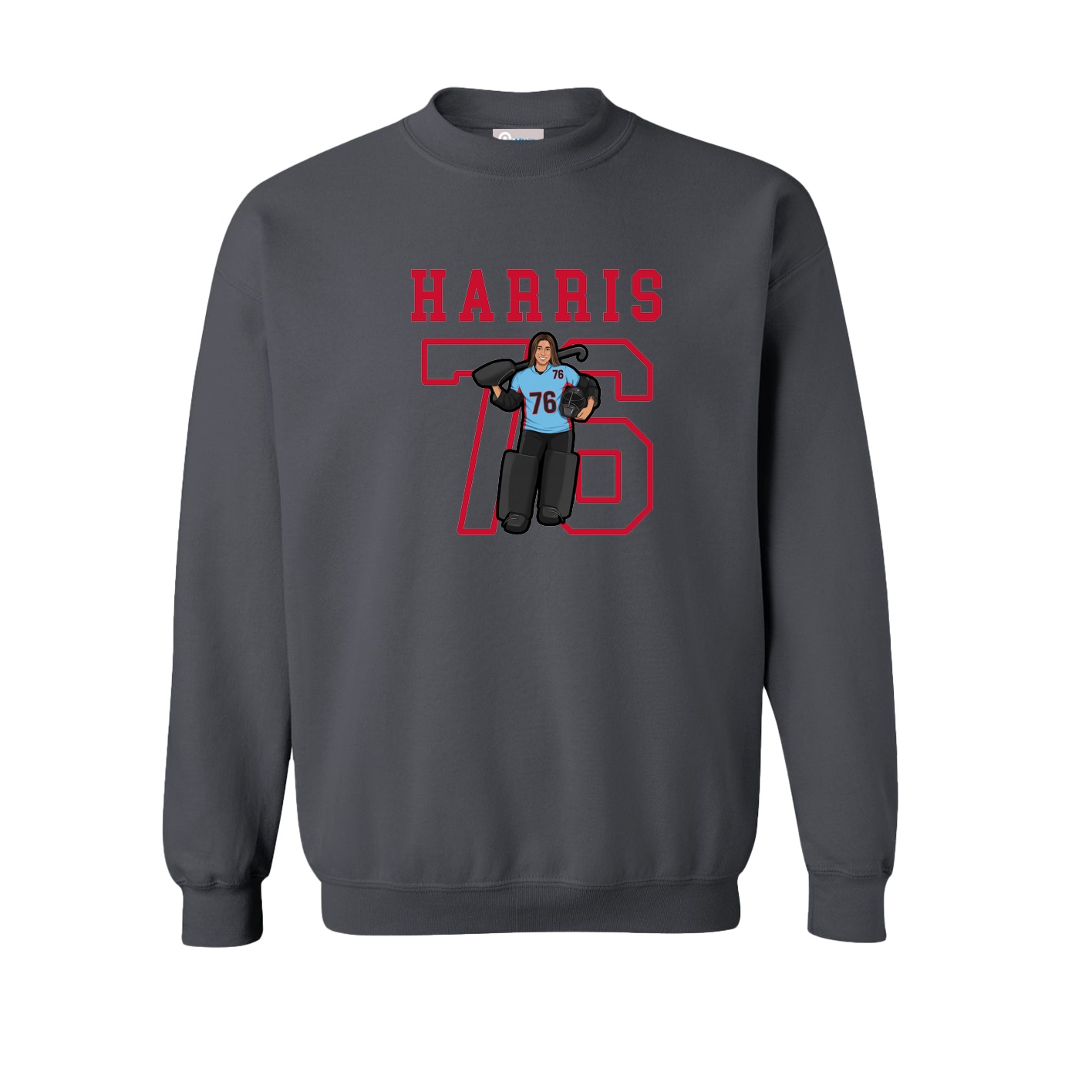 Fleece Crew — Shirsey in Grey