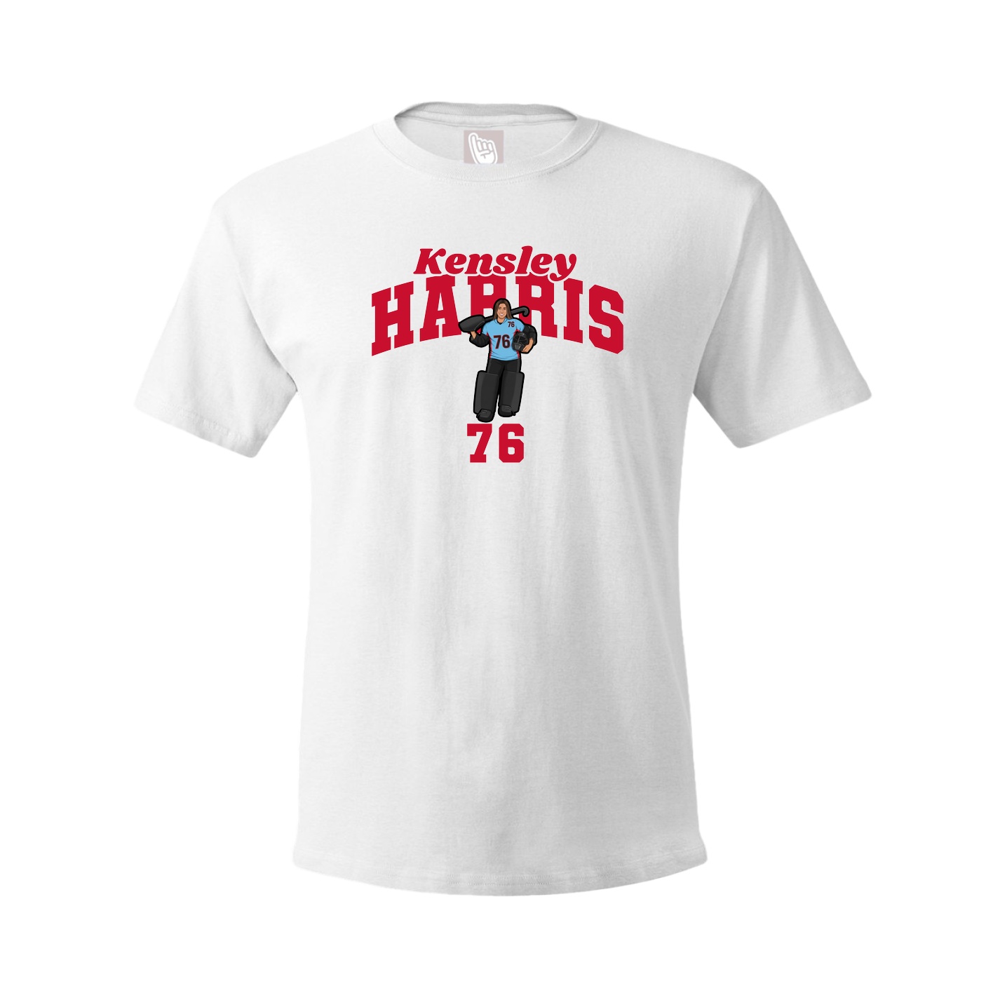 Youth Tee — Signature Arch in White