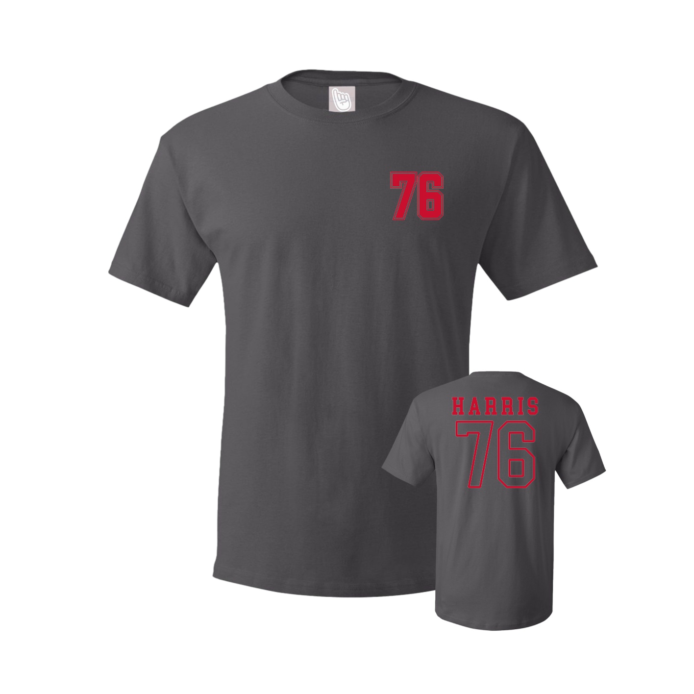 Tee — Chest Back in Grey