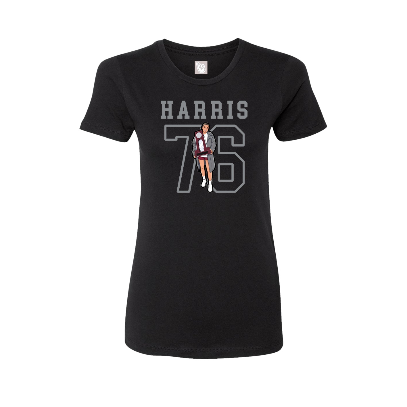 Fitted Women's Tee — Shirsey in Black