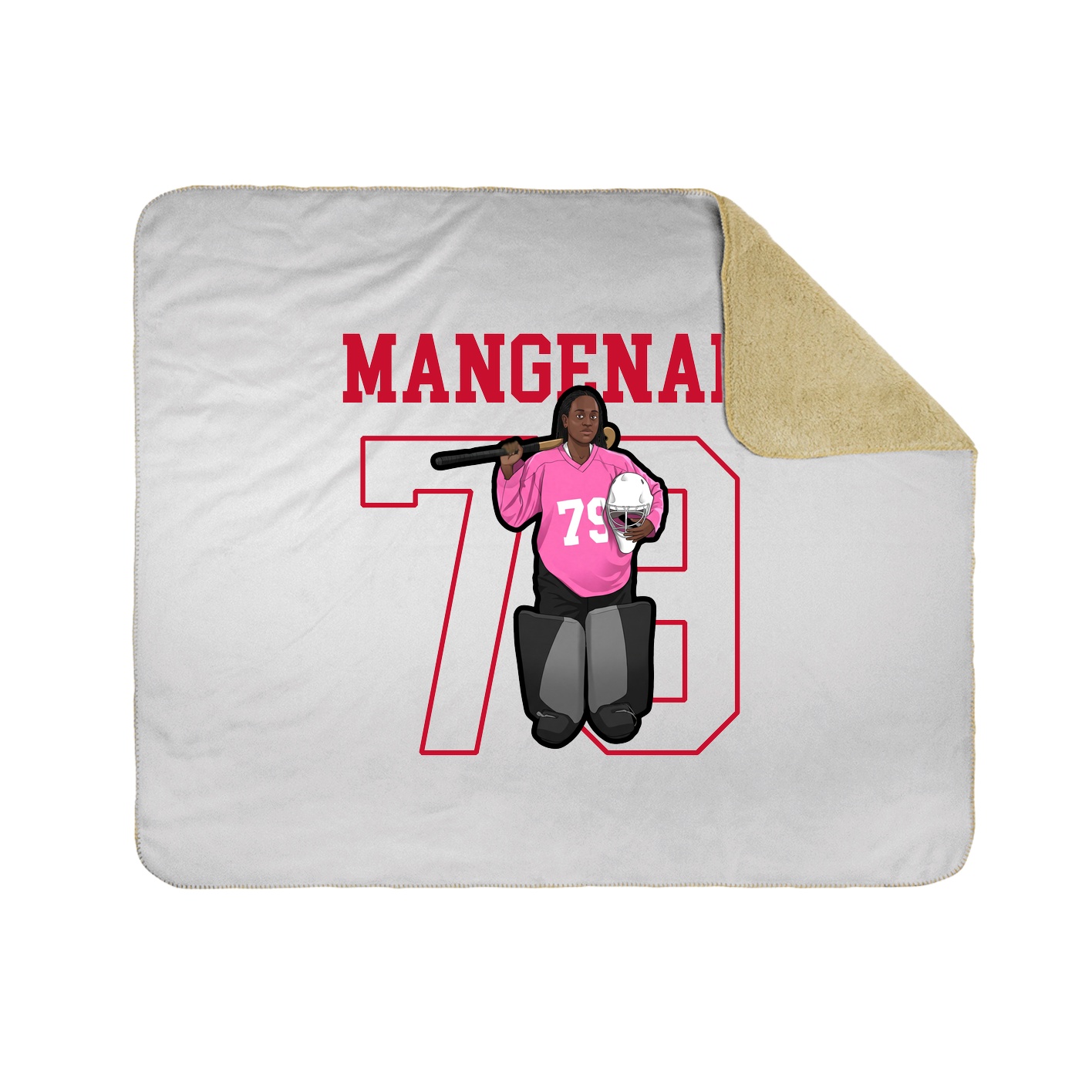 Throw Blanket — Shirsey in White