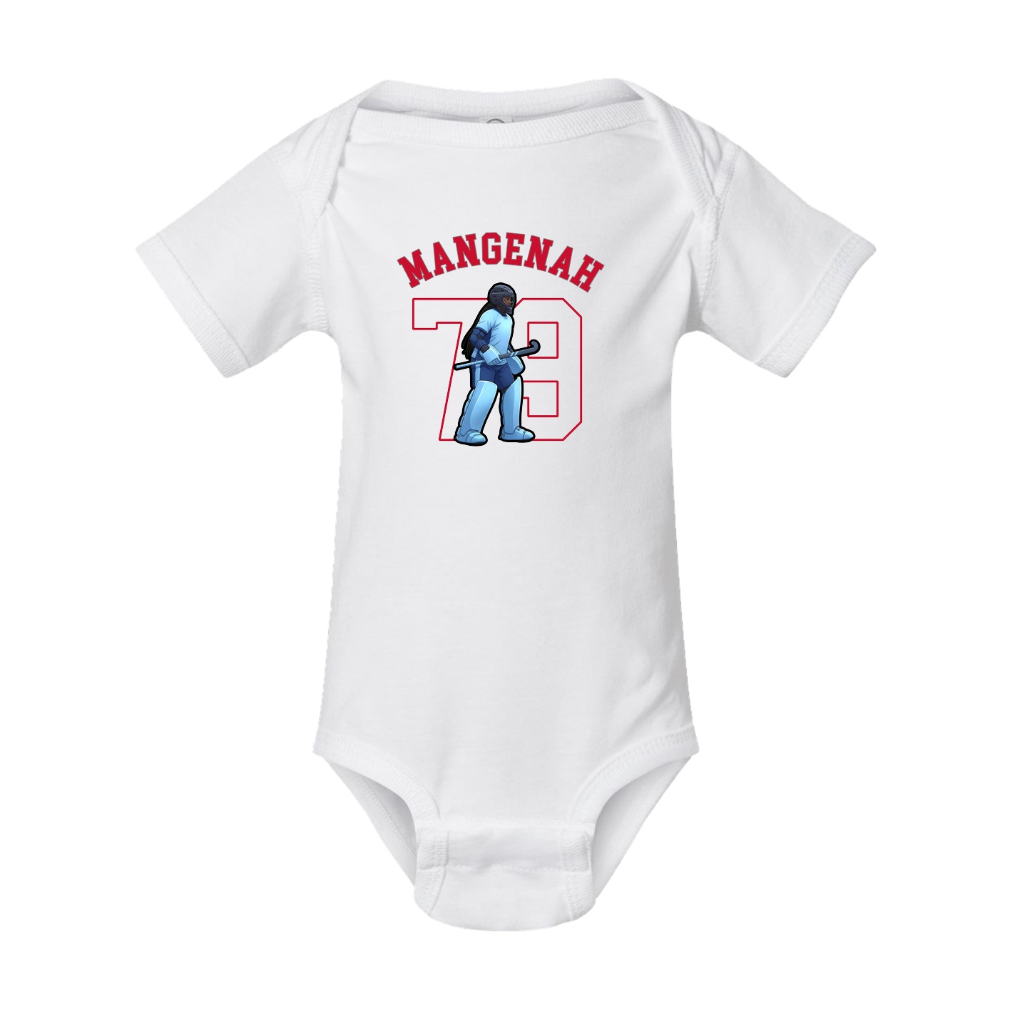 Baby Onesie — Shirsey Arch in White