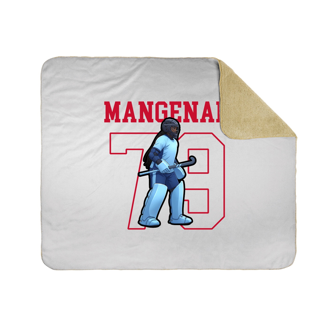 Throw Blanket — Shirsey in White