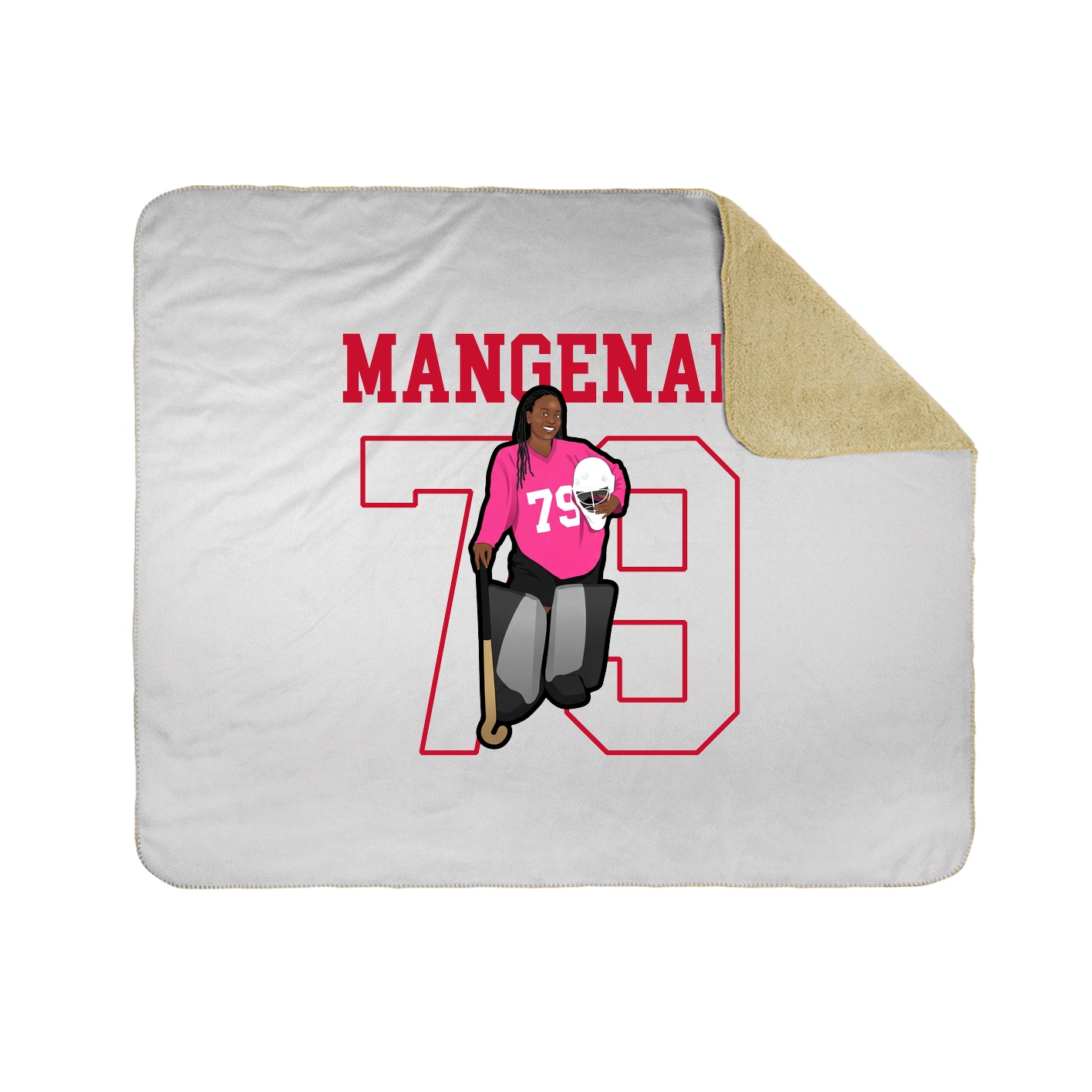 Throw Blanket — Shirsey in White