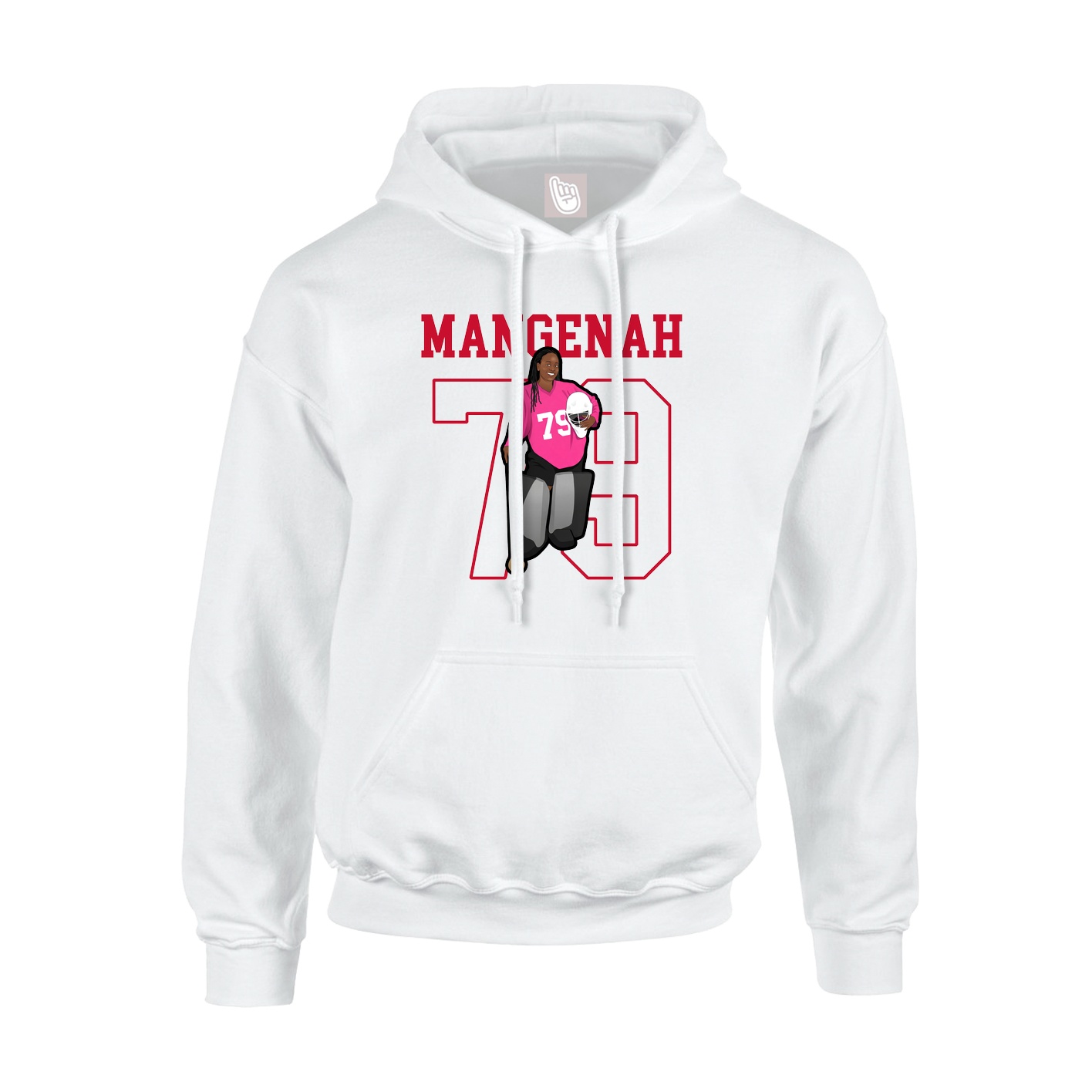 Youth Hoodie — Shirsey in White