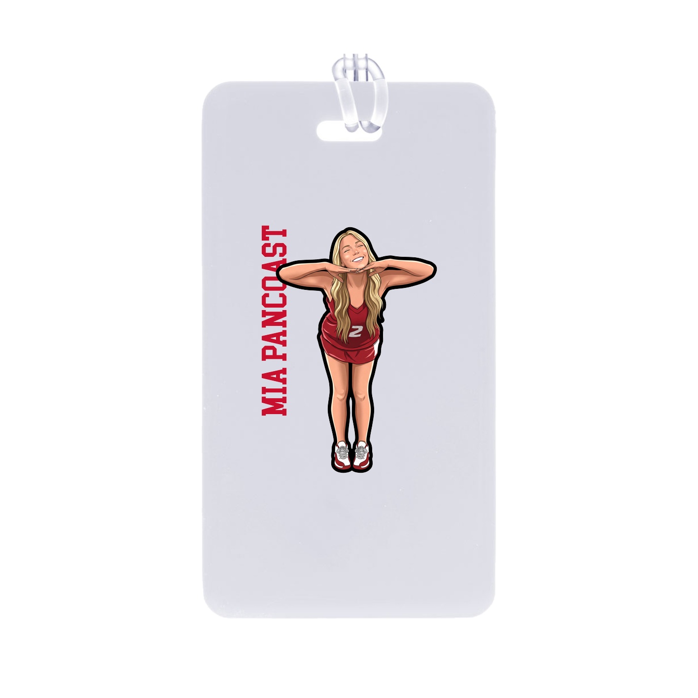 Bag Tag — Name Vertical in Classic
