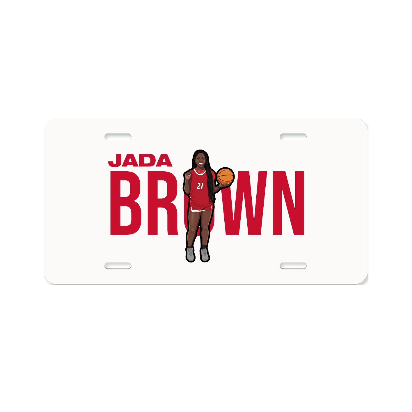 License Plate — Player Name in Classic