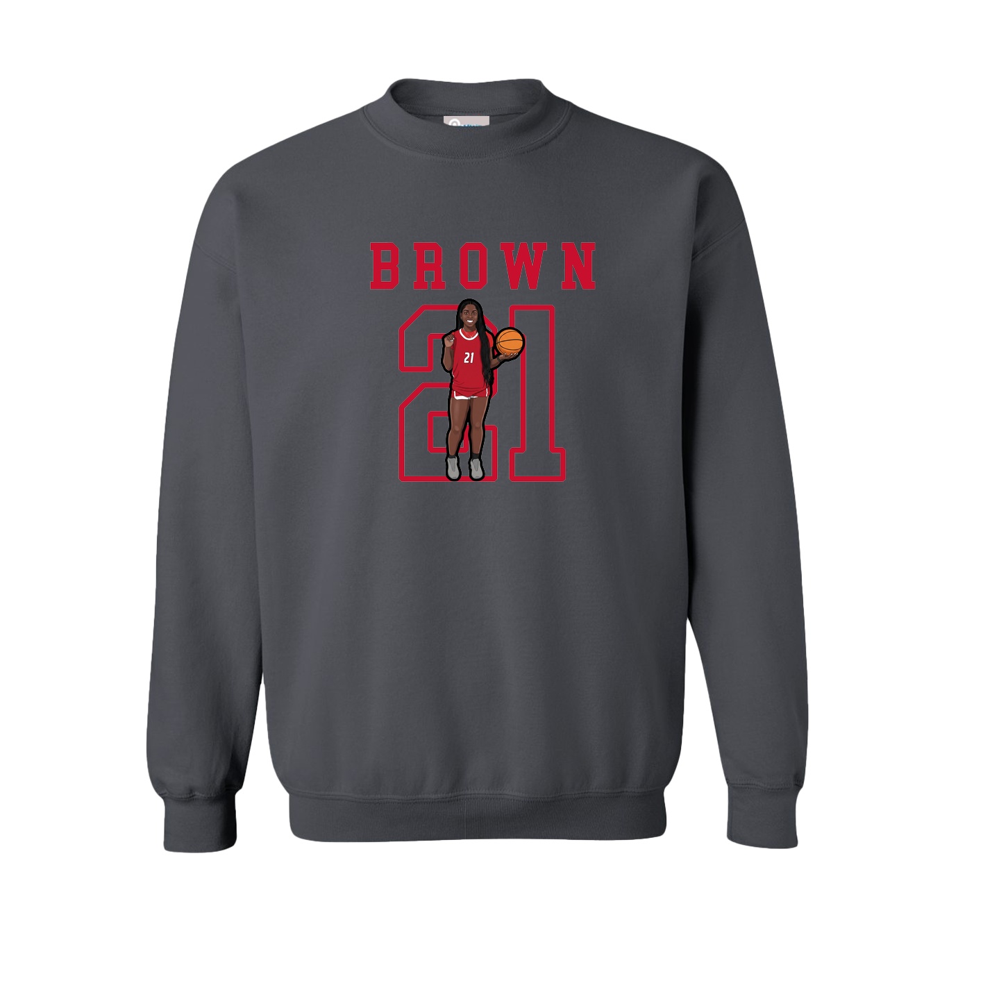 Fleece Crew — Shirsey in Grey