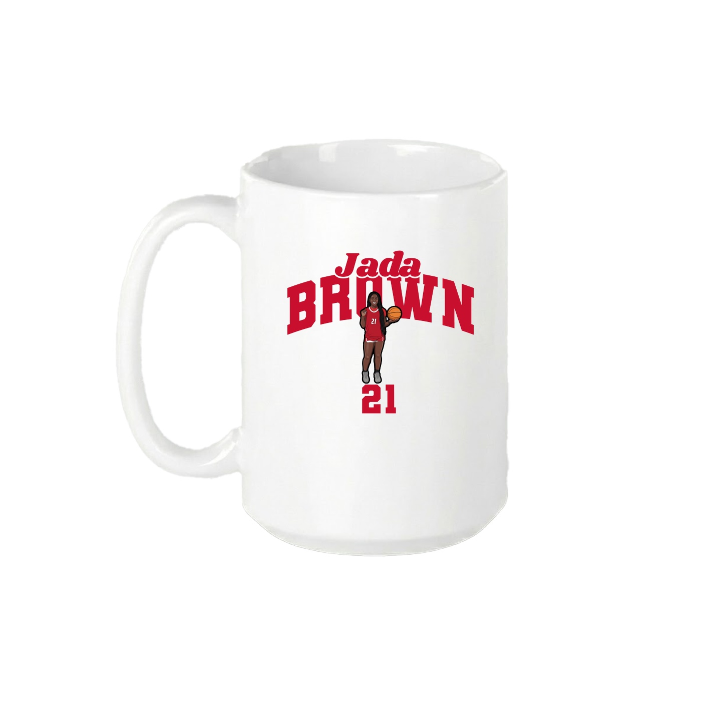 15oz Coffee Mug — Signature Arch in White
