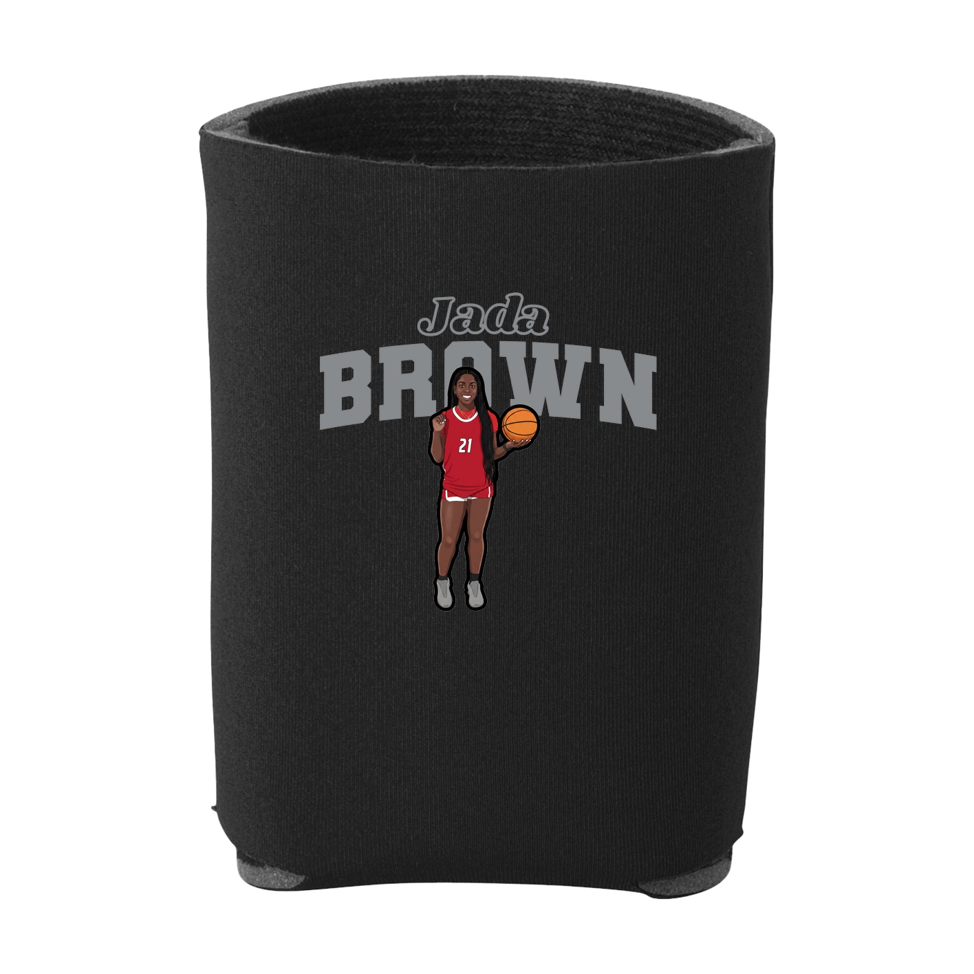 Can Holder — Name Arch in Black