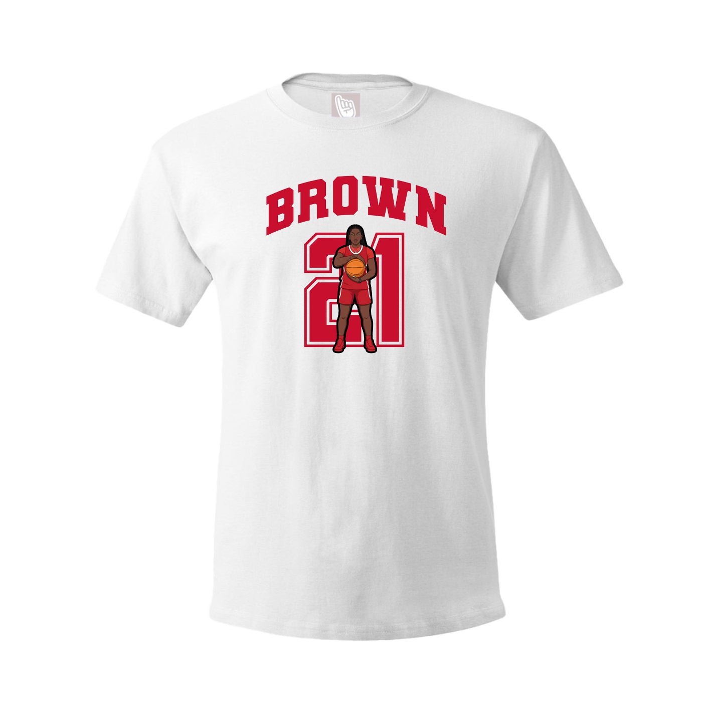 Tee — Number in White