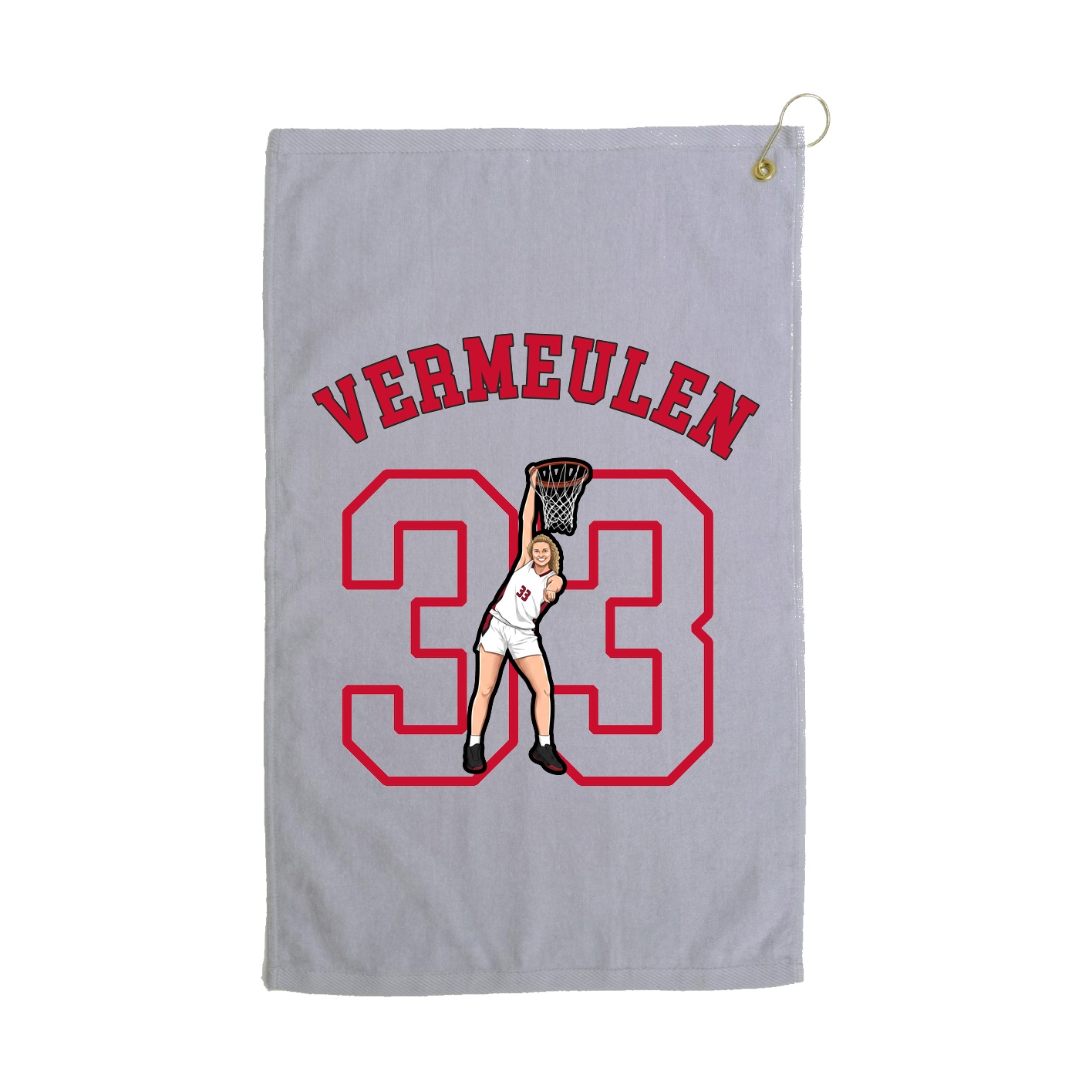 Golf Towel — Shirsey Arch in Grey