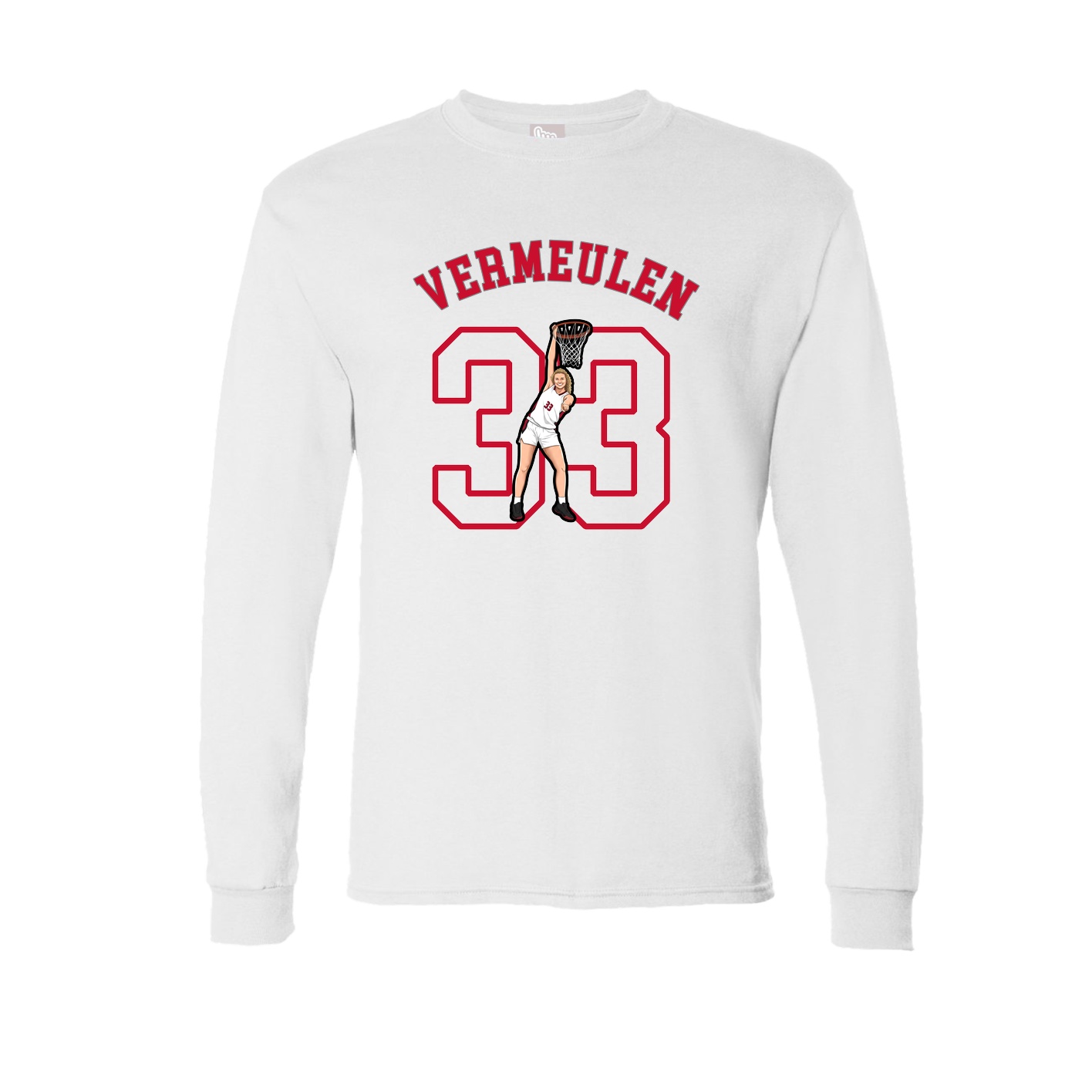 Long Sleeve Tee — Shirsey Arch in White