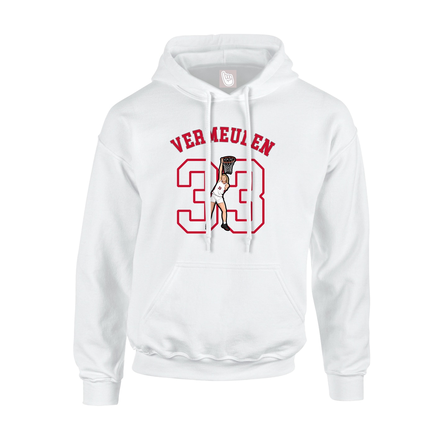 Youth Hoodie — Shirsey Arch in White