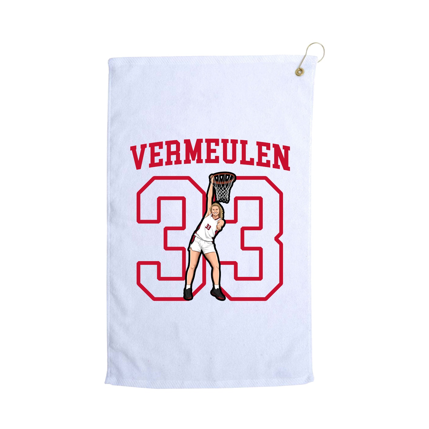 Golf Towel — Shirsey in White