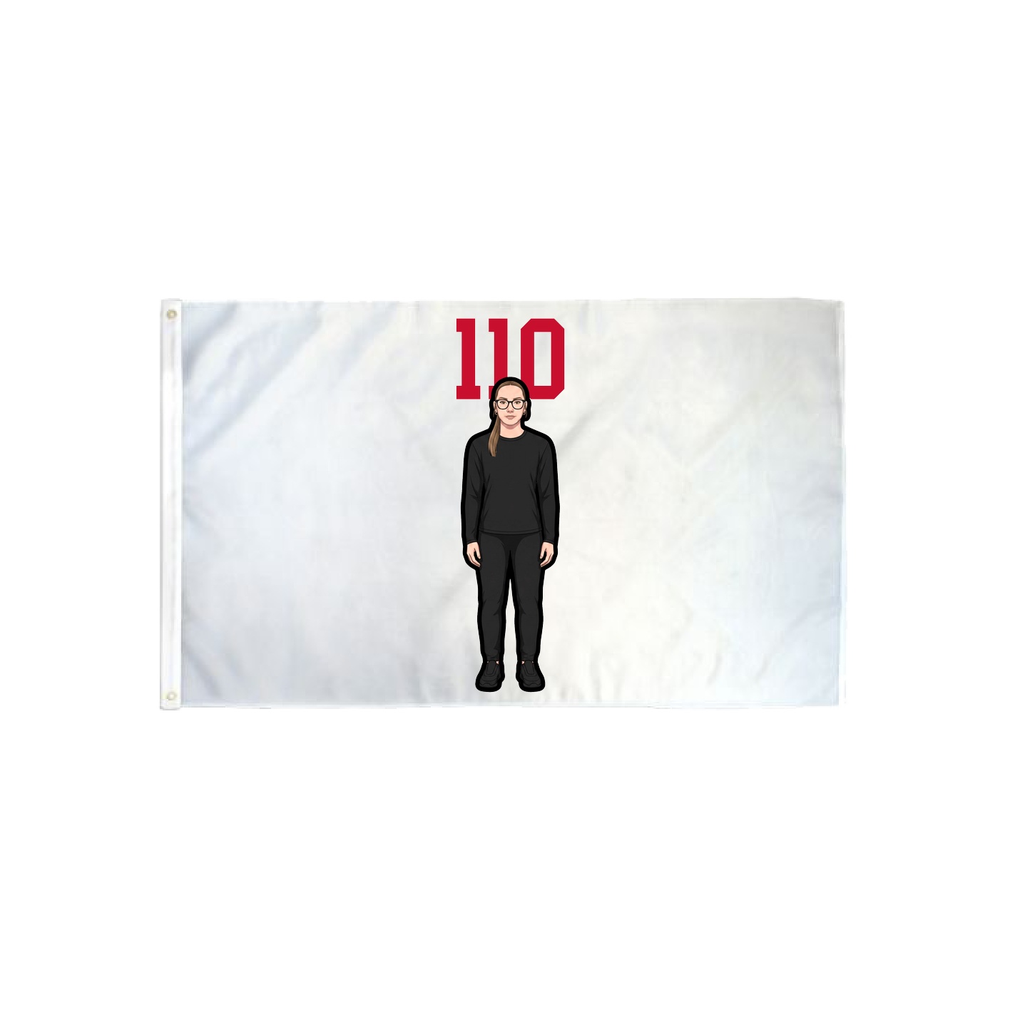 3x5 Flag — Number Top in Classic