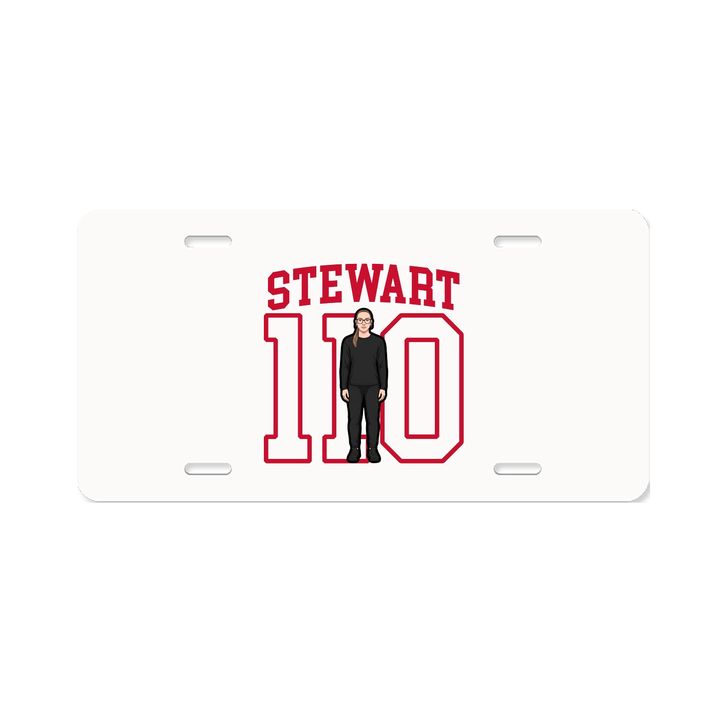 License Plate — Shirsey in Classic