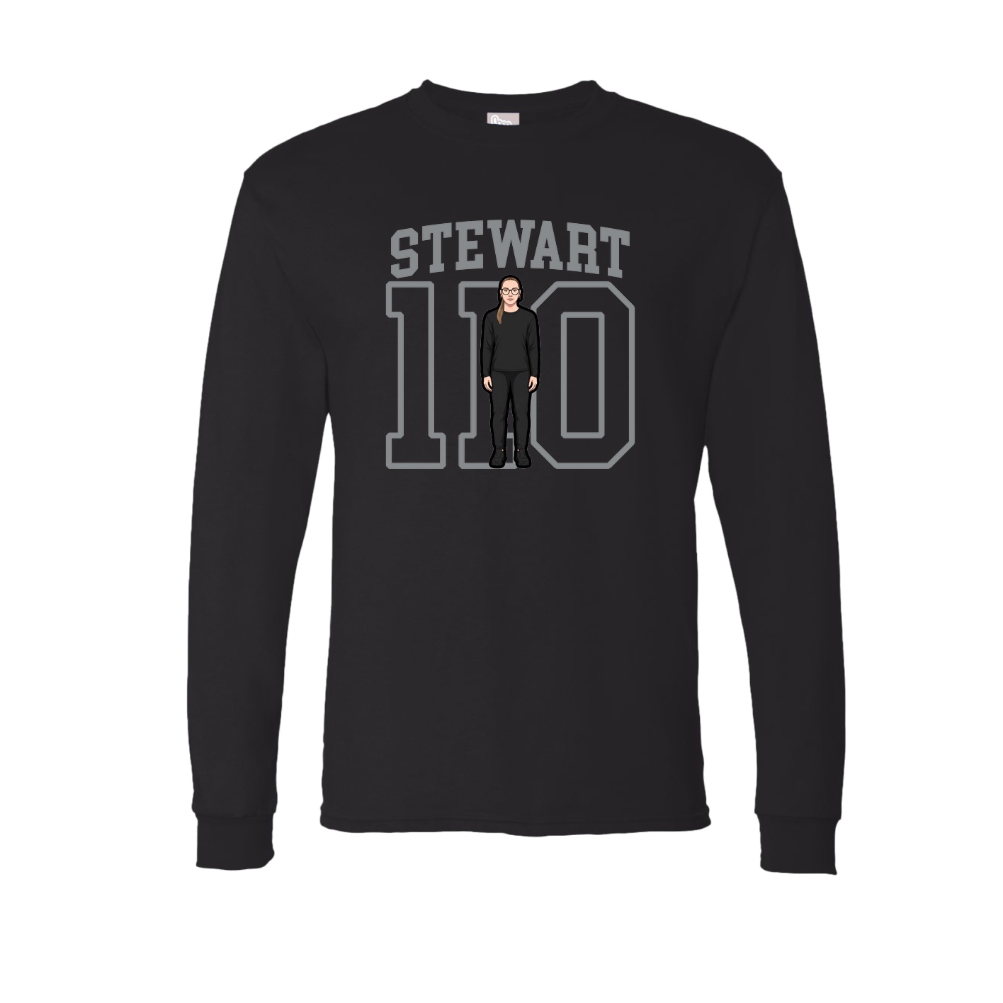 Long Sleeve Tee — Shirsey in Black
