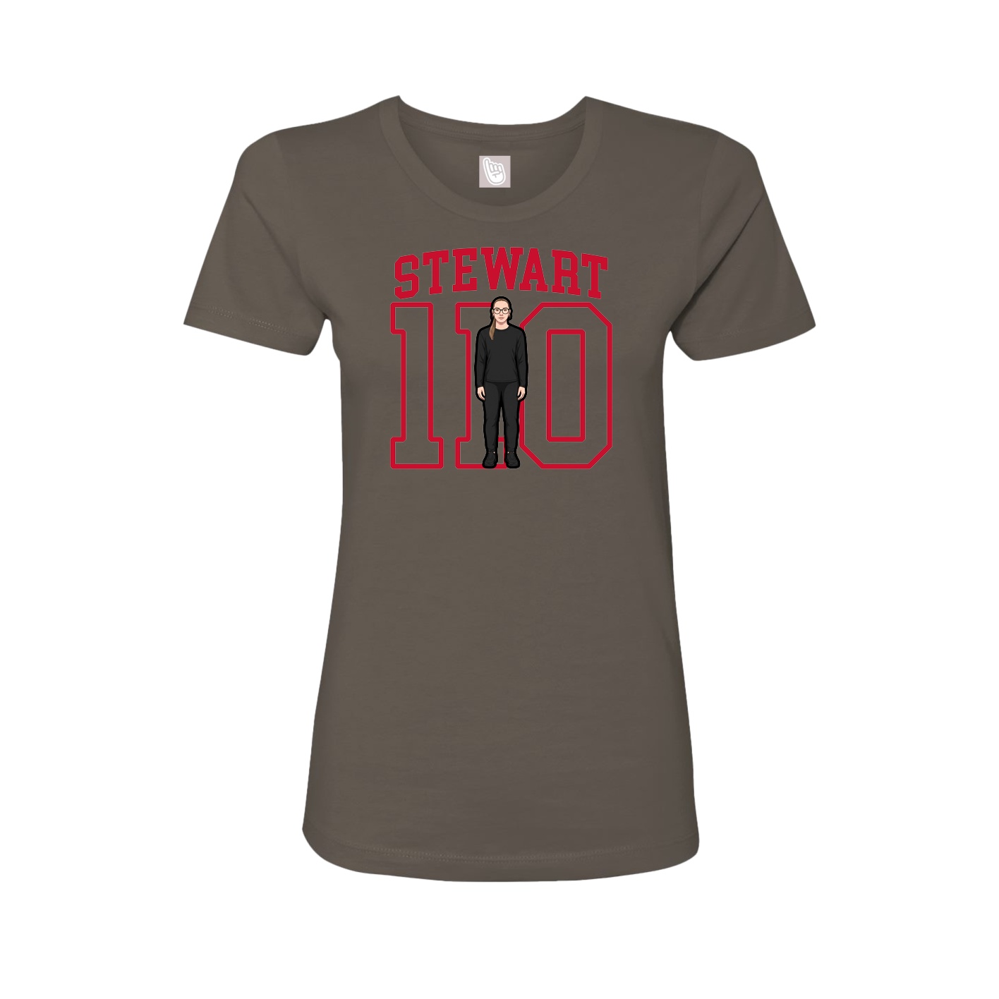 Fitted Women's Tee — Shirsey in Grey