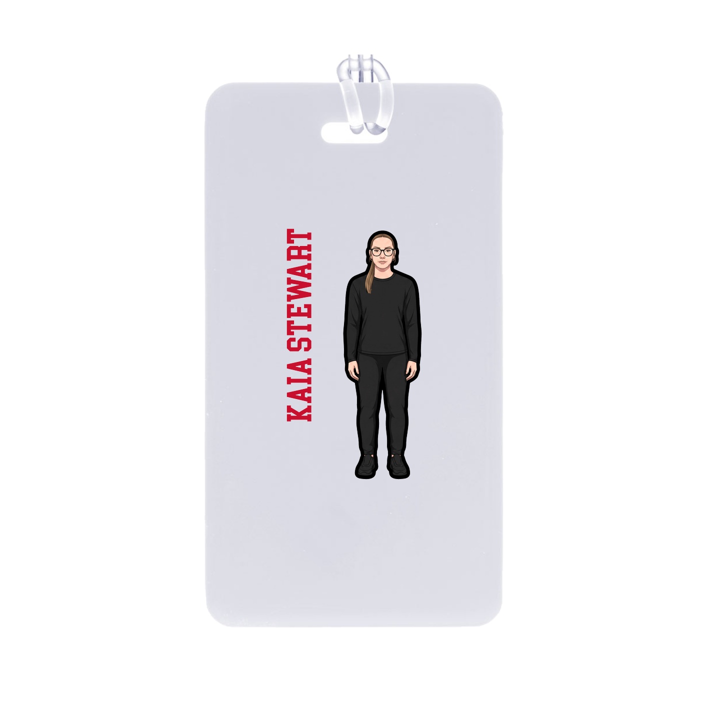 Bag Tag — Name Vertical in Classic