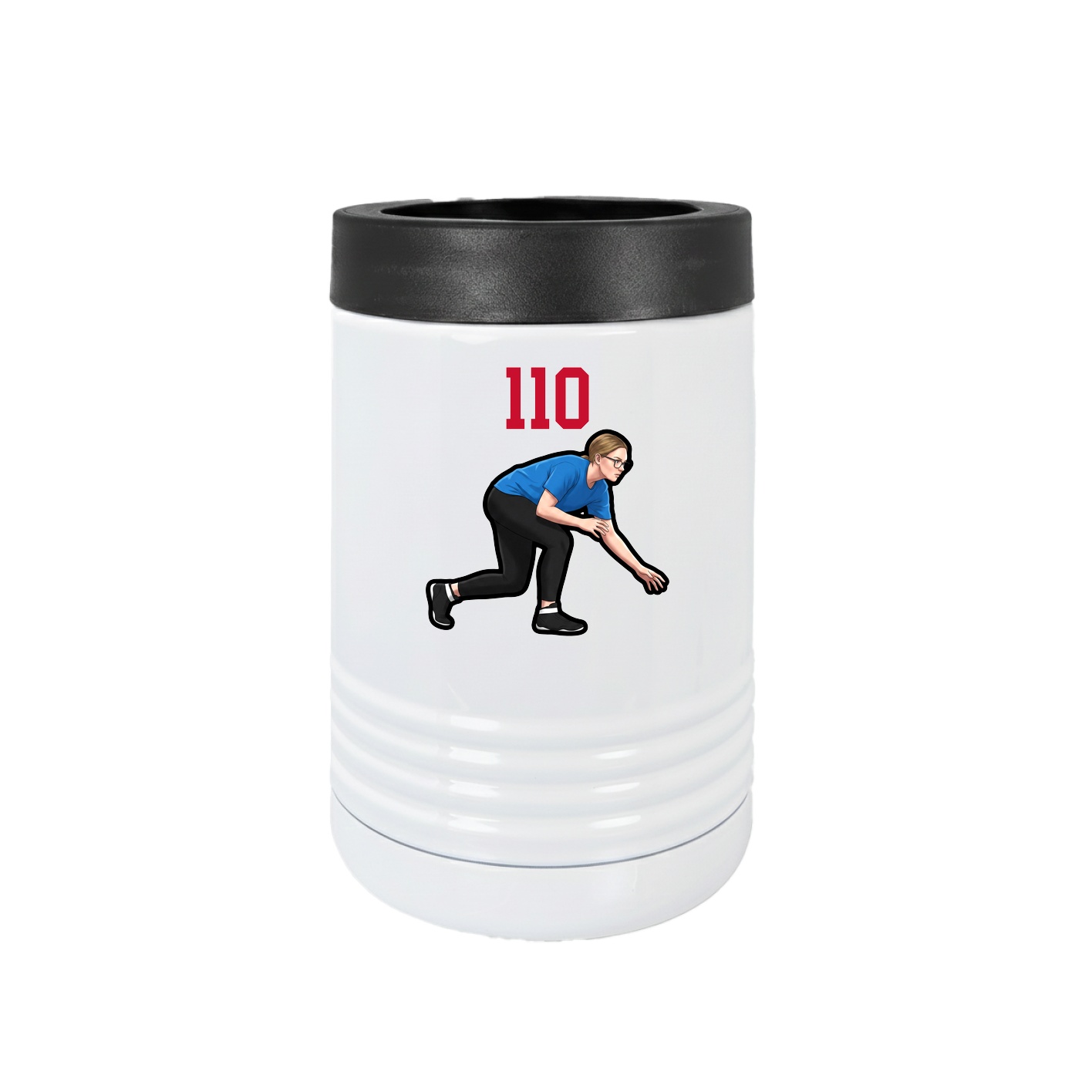 Beverage Holder — Number Top in White