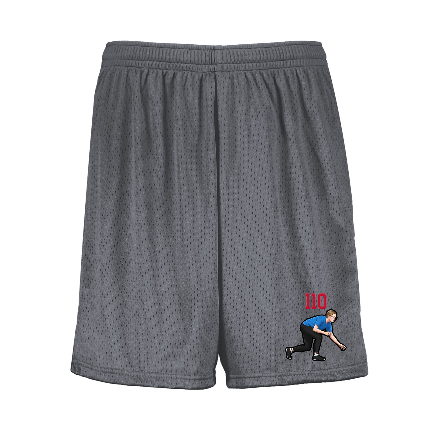 Shorts — Number Top in Grey