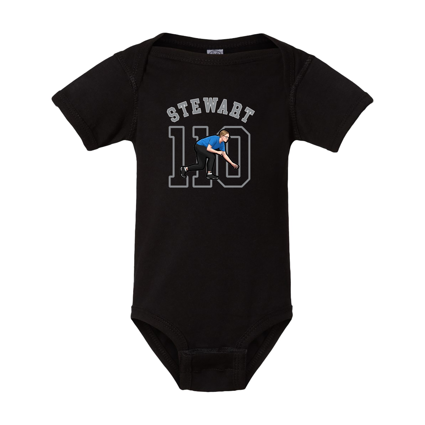 Baby Onesie — Shirsey Arch in Black