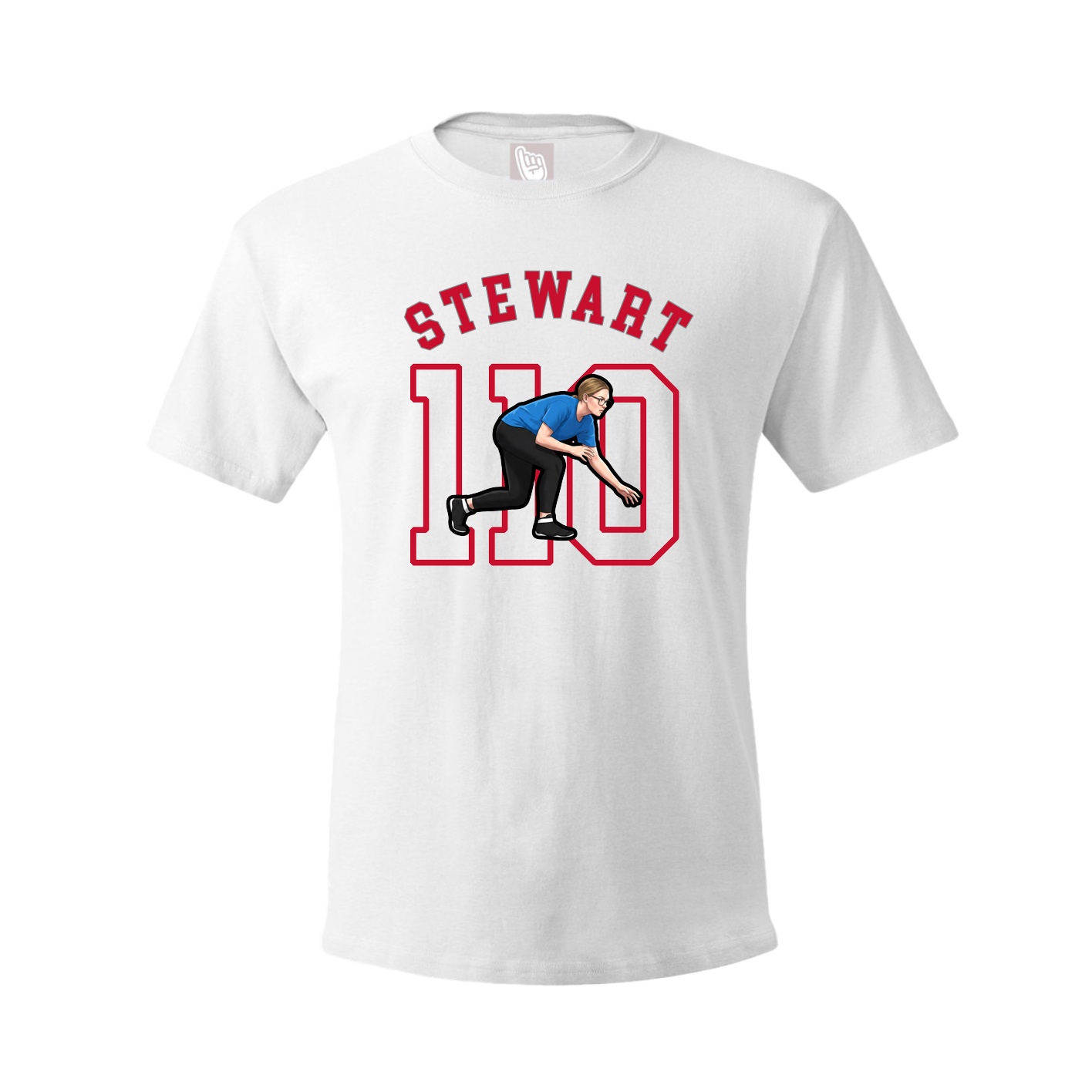 Tee — Shirsey Arch in White