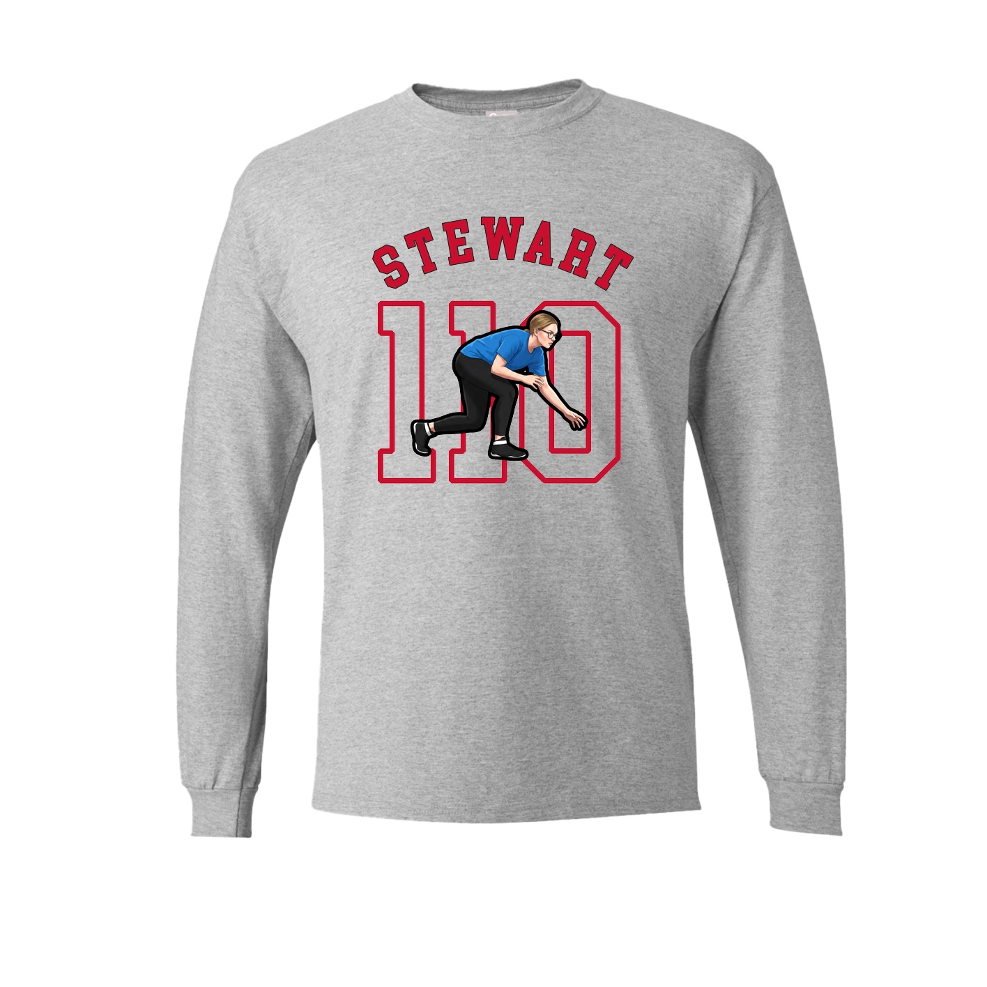Long Sleeve Tee — Shirsey Arch in Grey