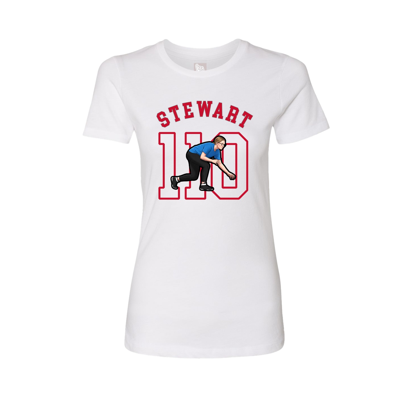 Womens Tee — Shirsey Arch in White