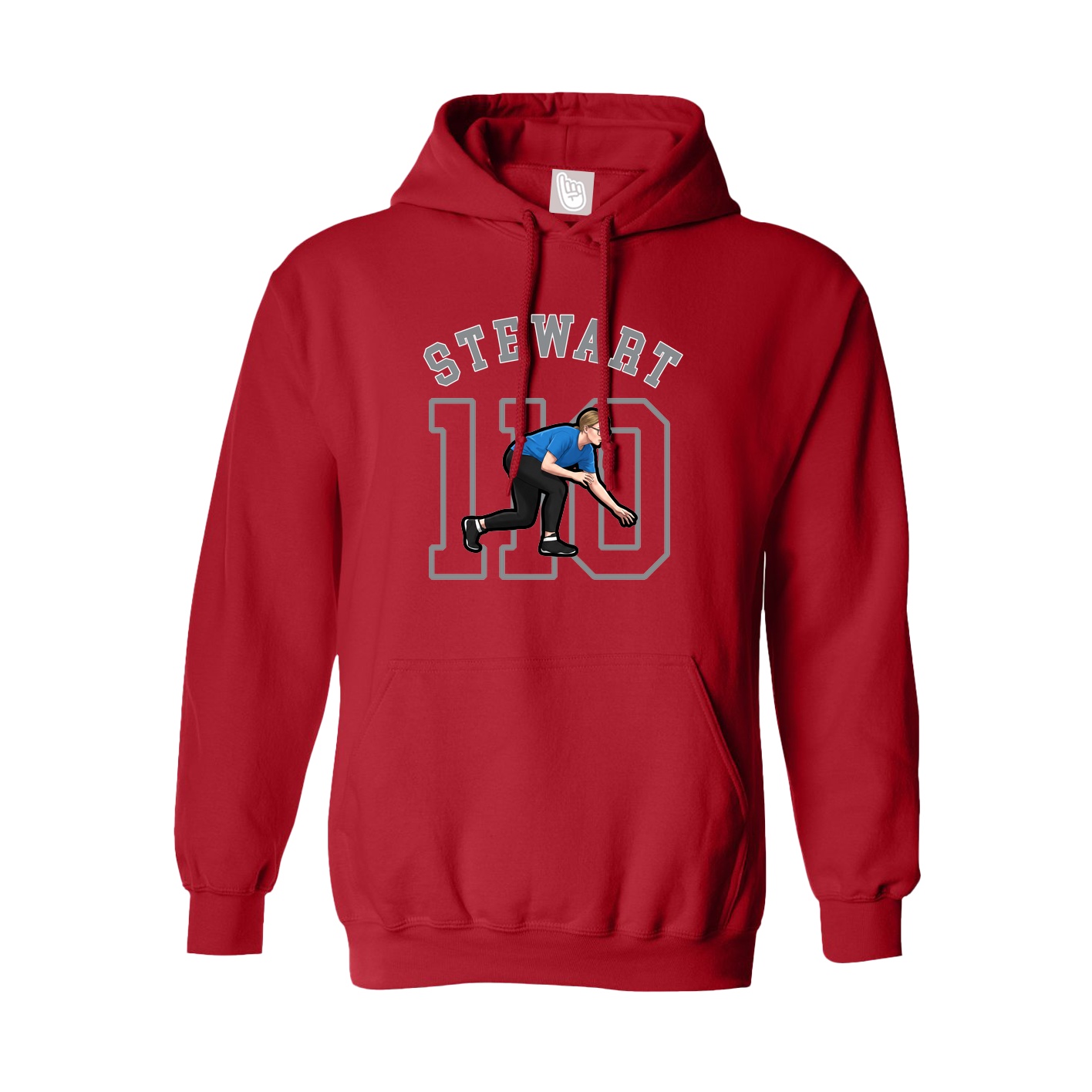 Hoodie — Shirsey Arch in Red