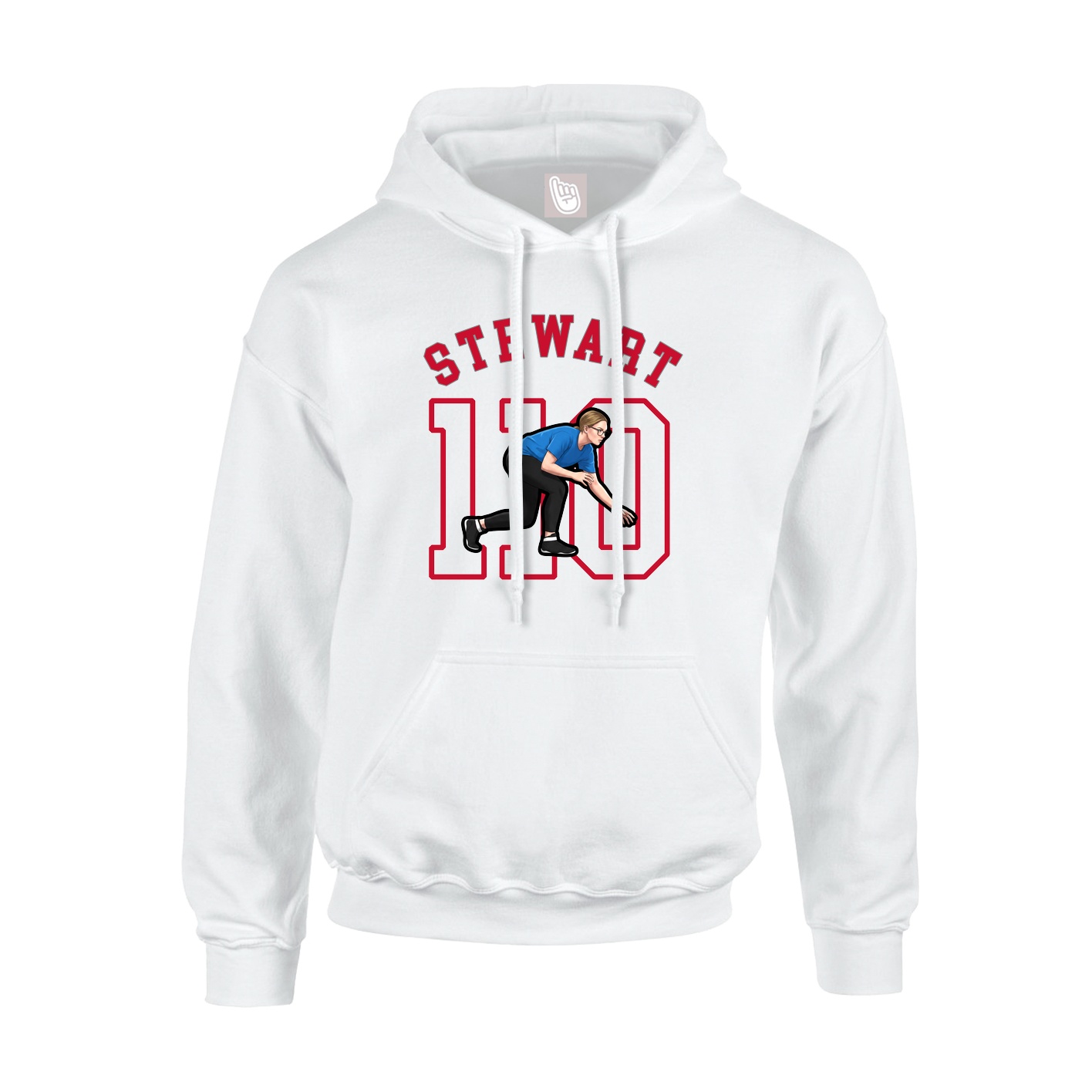 Hoodie — Shirsey Arch in White