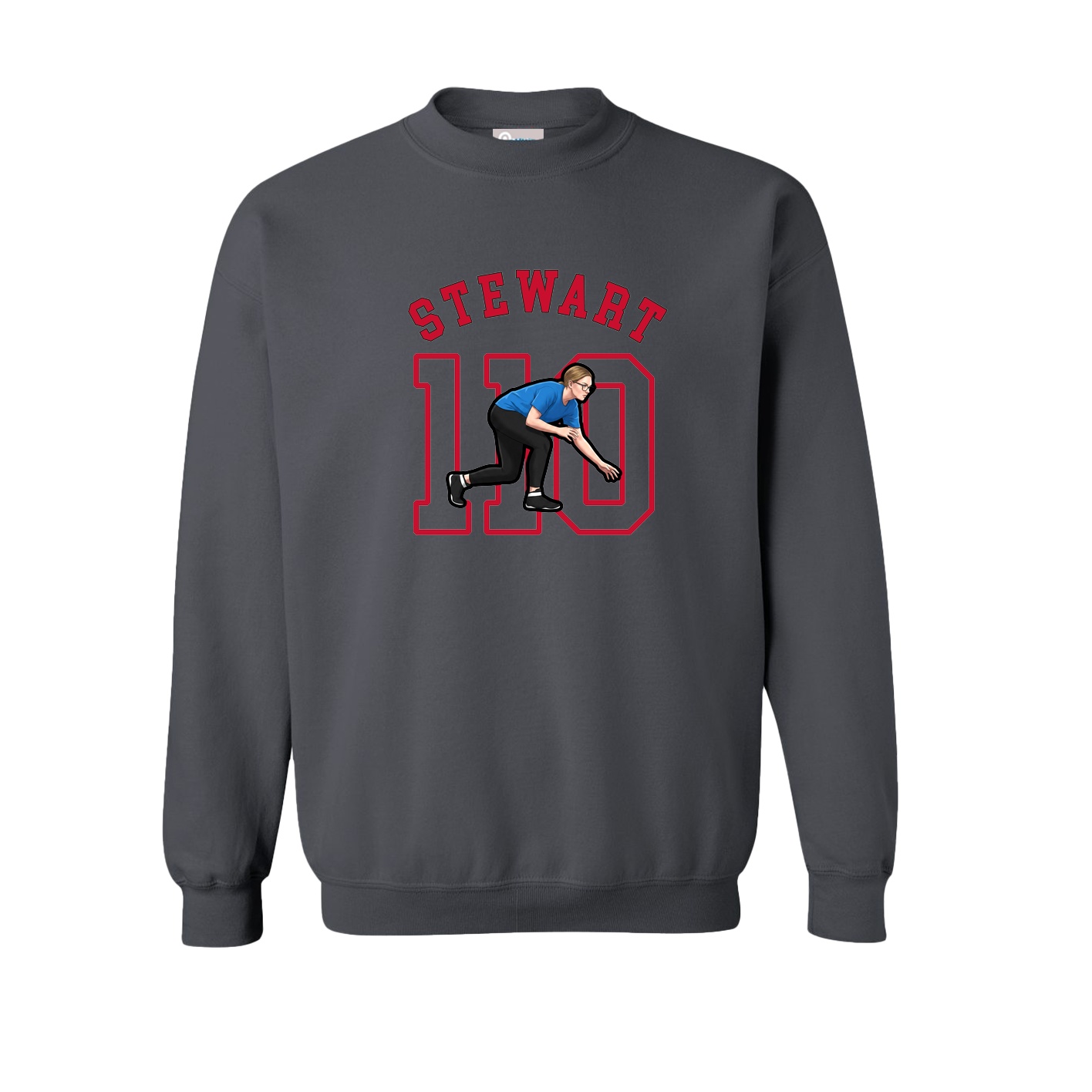 Fleece Crew — Shirsey Arch in Grey