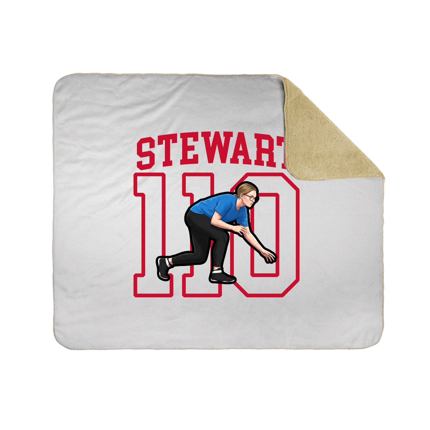 Throw Blanket — Shirsey in White