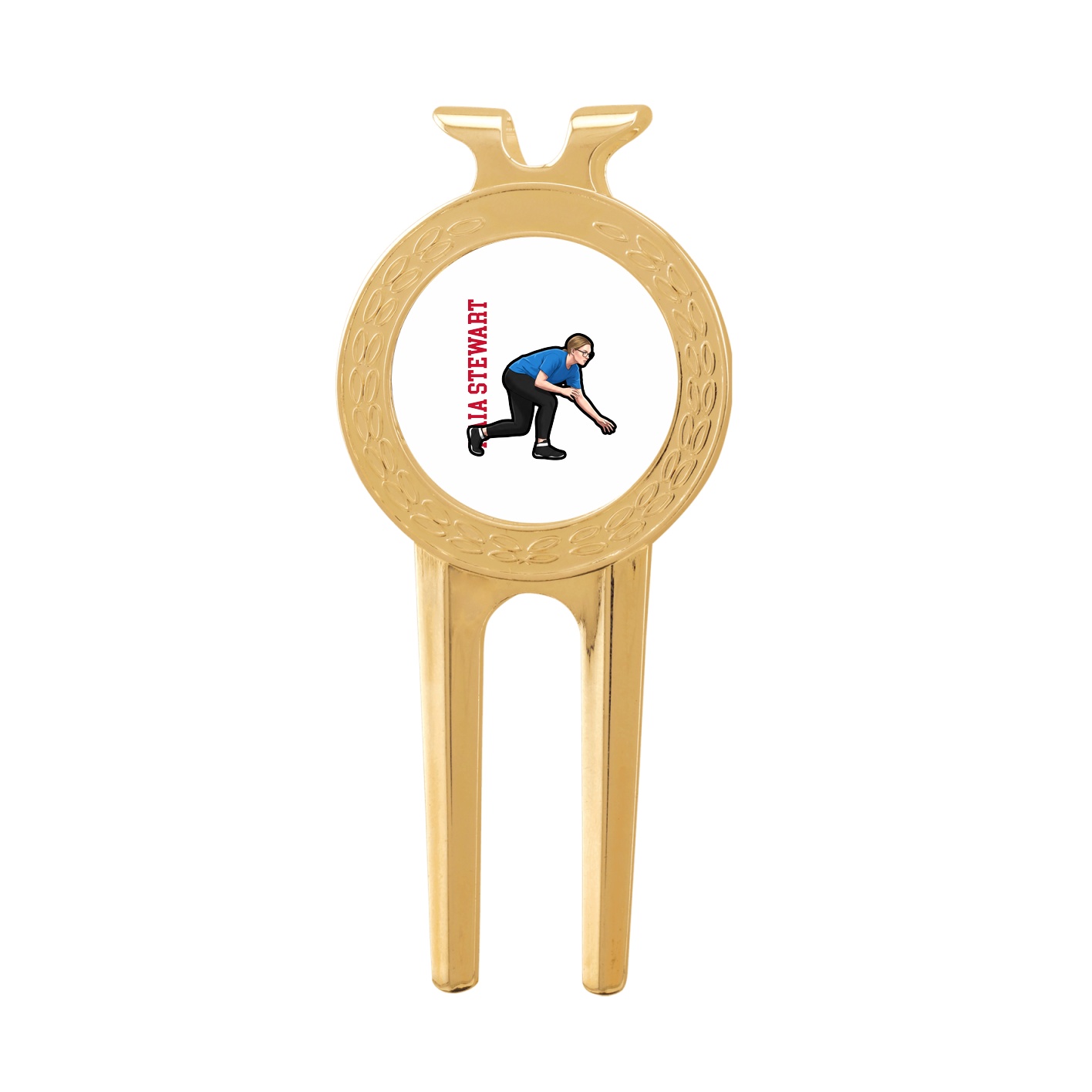 Divot Tool with Ball Marker — Name Vertical in Classic