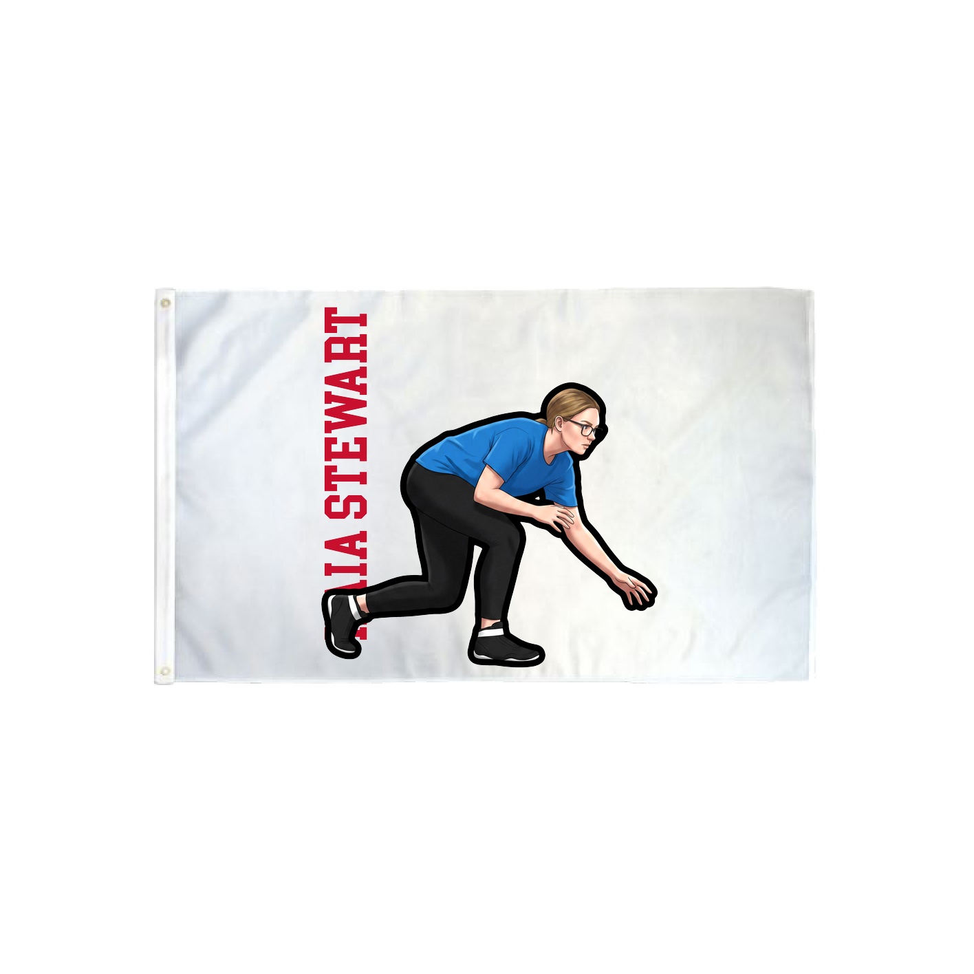 3x5 Flag — Name Vertical in Classic