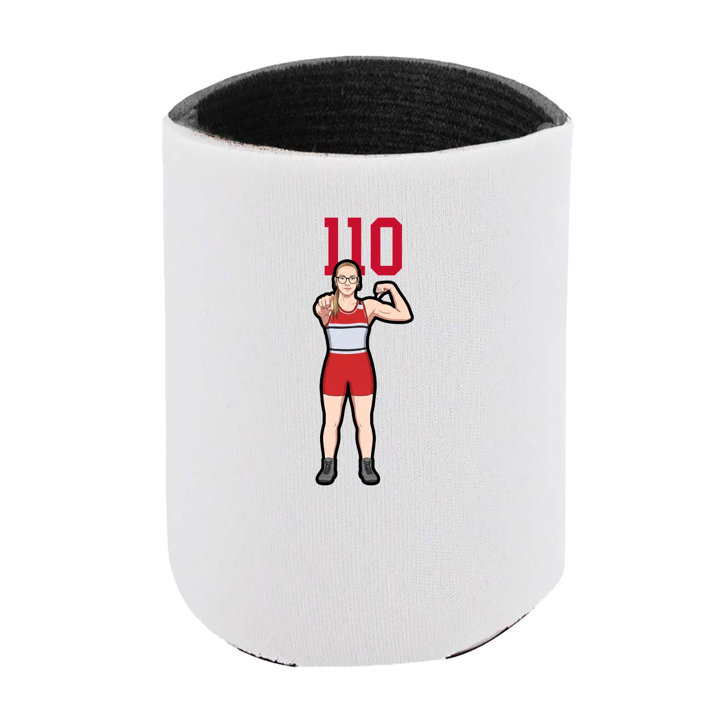 Can Holder — Number Top in White