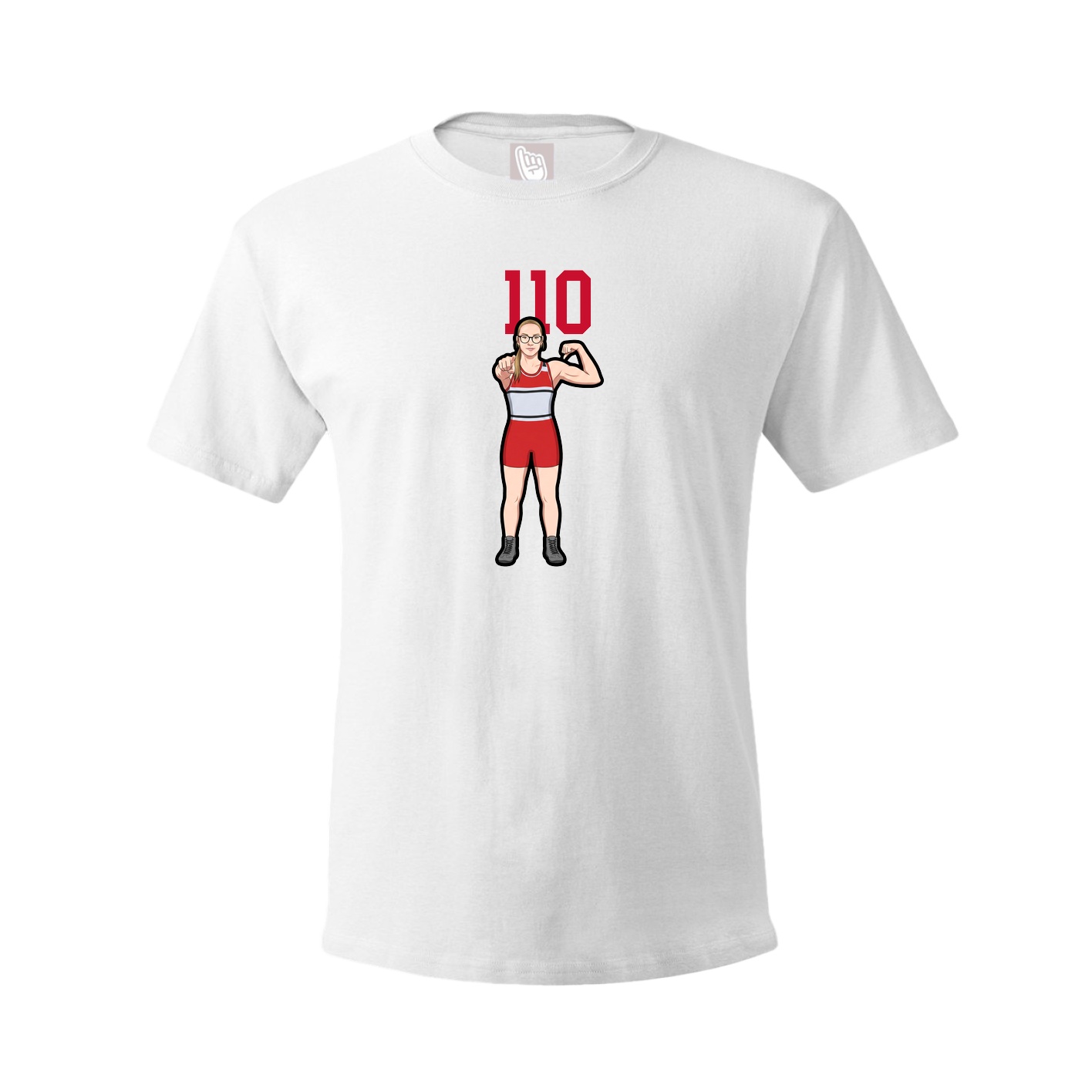 Tee — Number Top in White