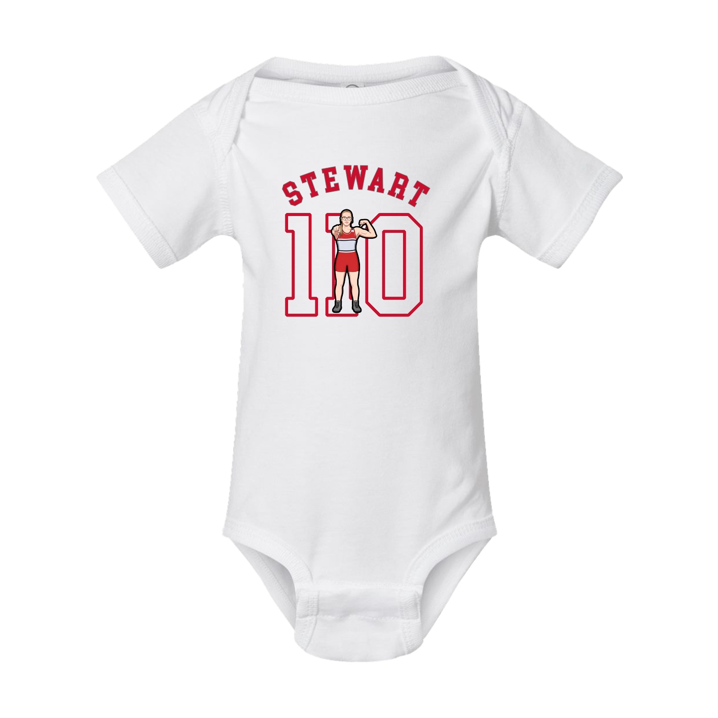 Baby Onesie — Shirsey Arch in White