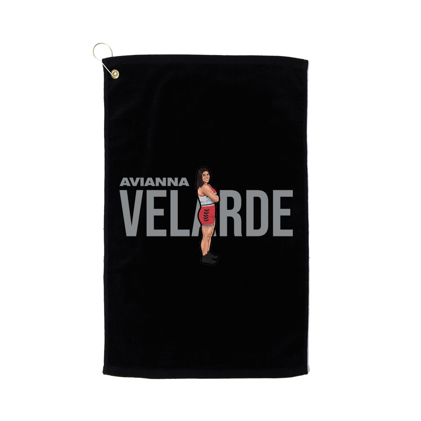 Golf Towel — Player Name in Black