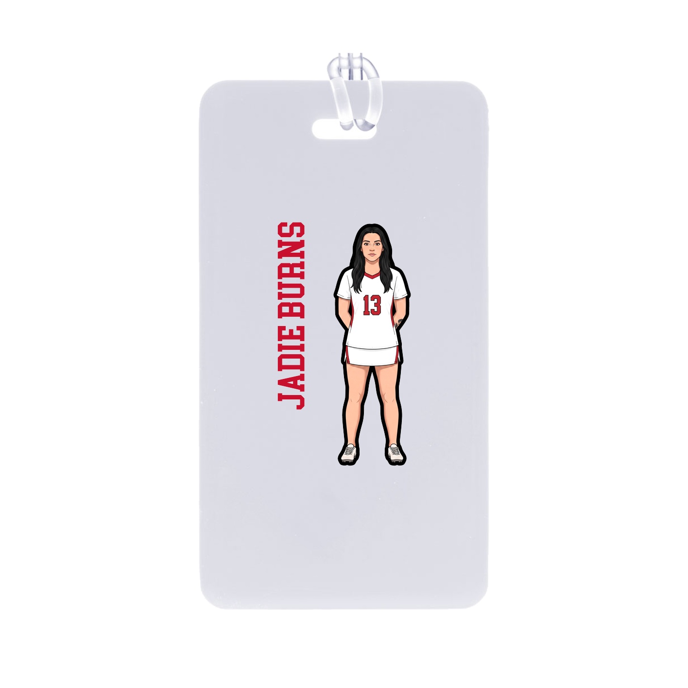 Bag Tag — Name Vertical in Classic