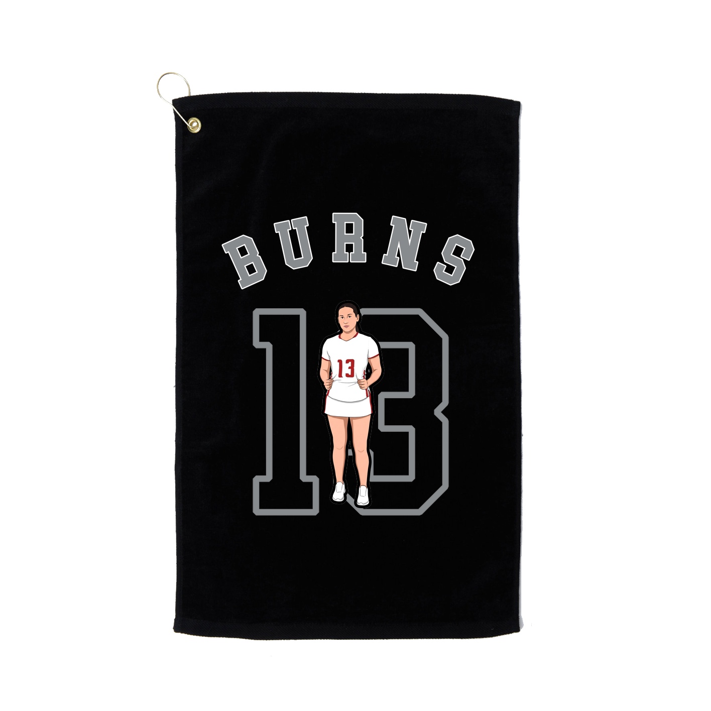Golf Towel — Shirsey Arch in Black