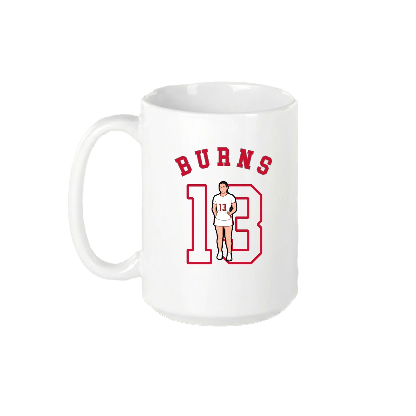 15oz Coffee Mug — Shirsey Arch in White