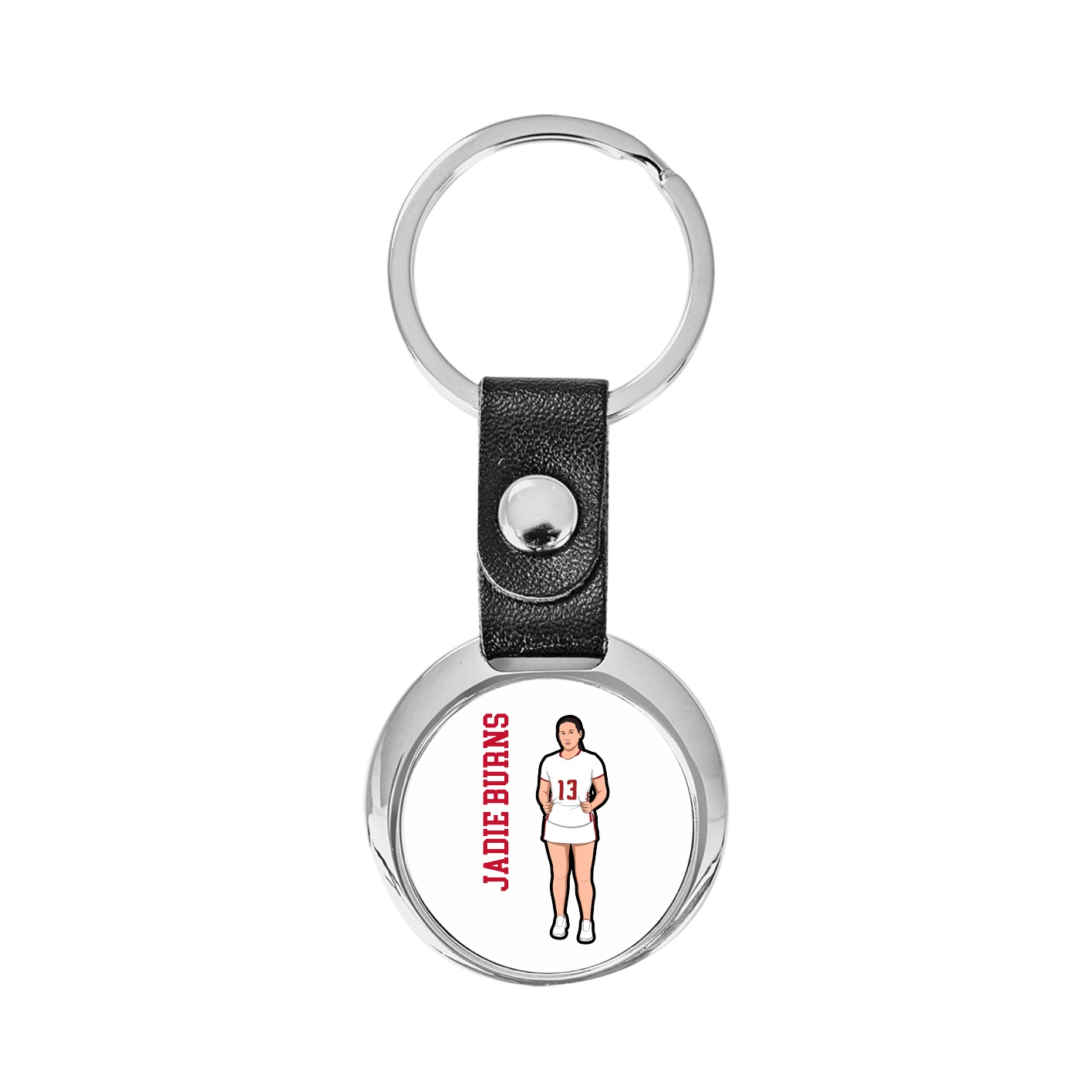 Key Chain — Name Vertical in Classic