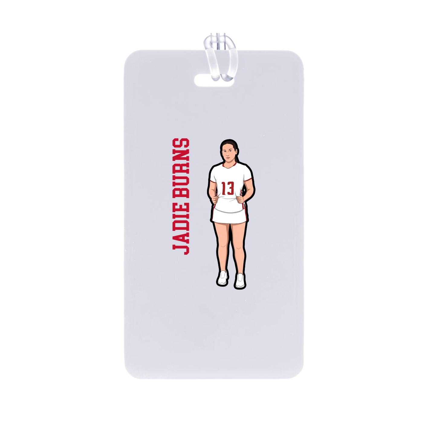 Bag Tag — Name Vertical in Classic