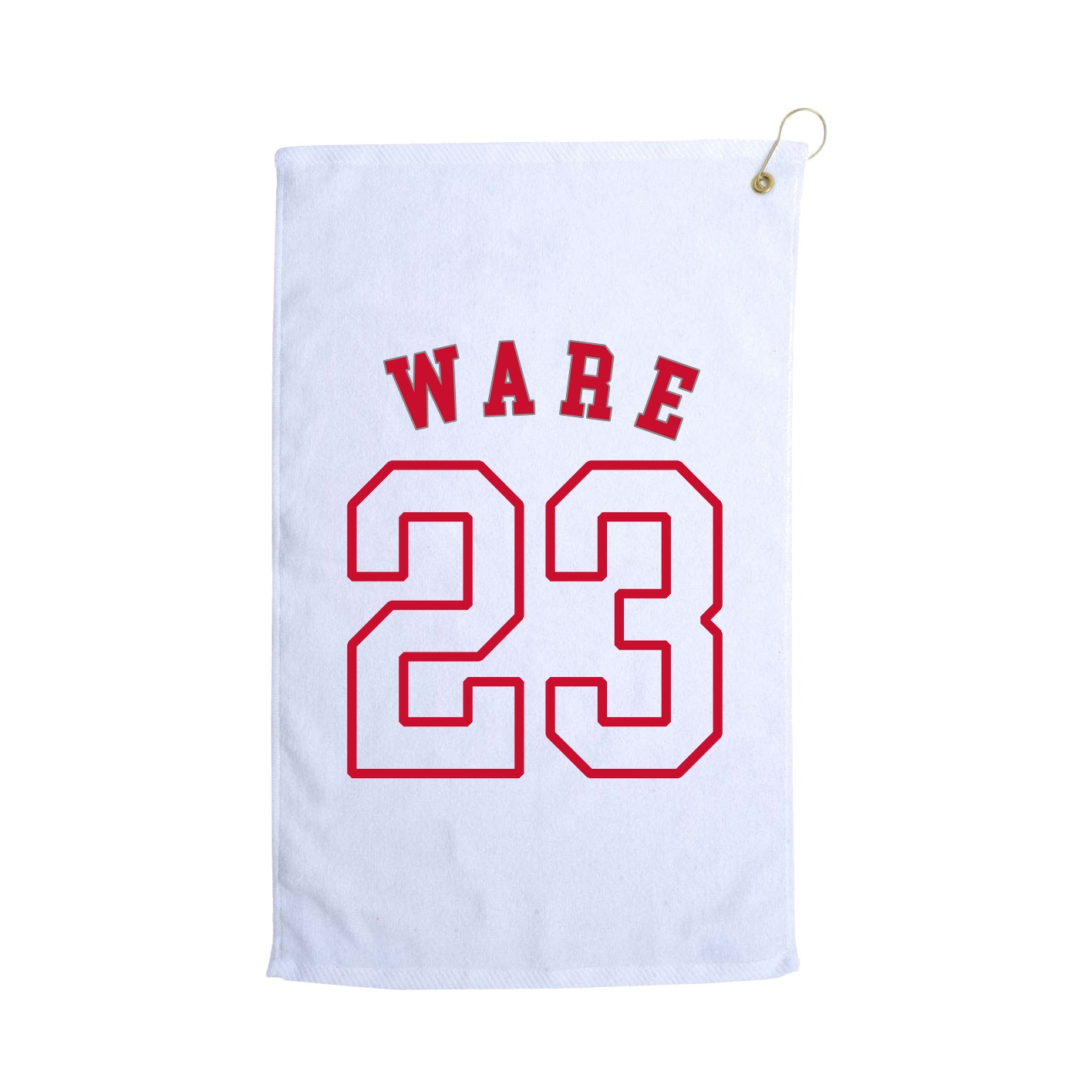 Golf Towel — Shirsey Arch in White