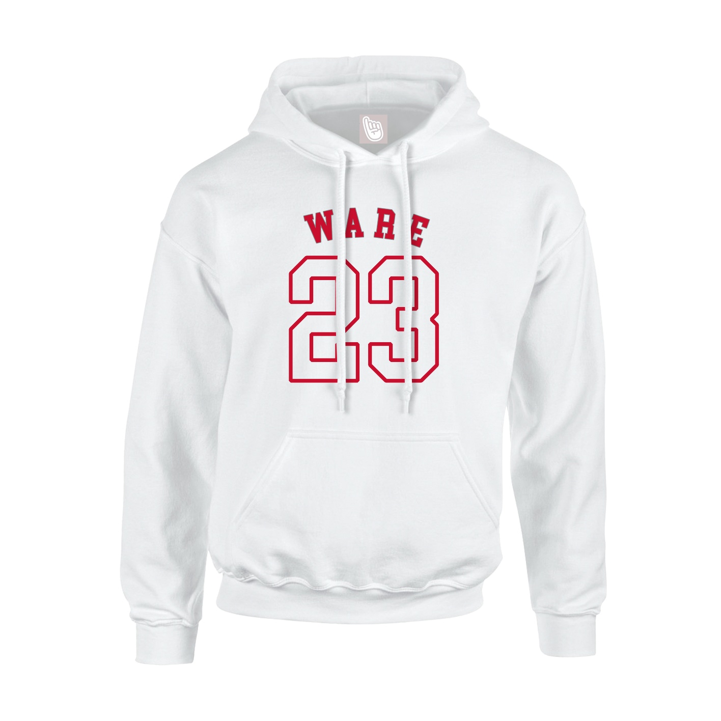 Youth Hoodie — Shirsey Arch in White