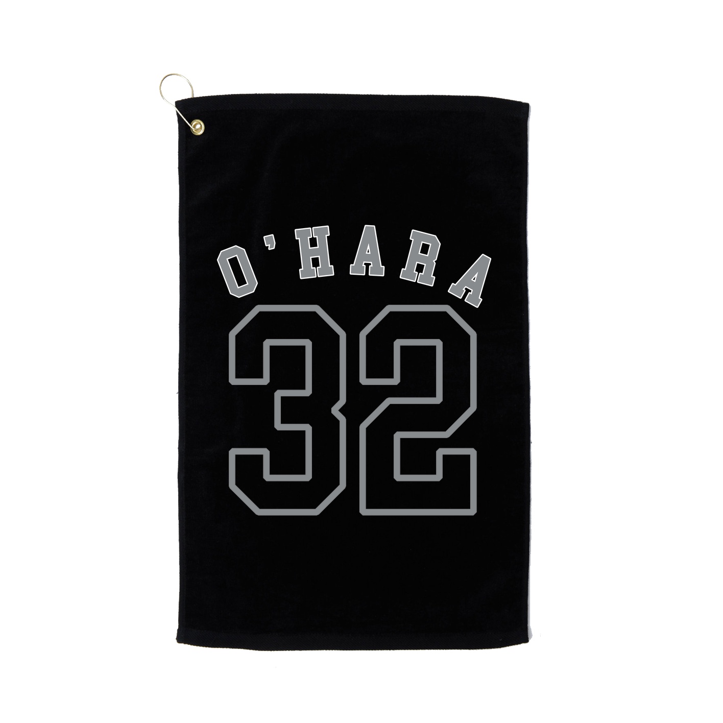 Golf Towel — Shirsey Arch in Black