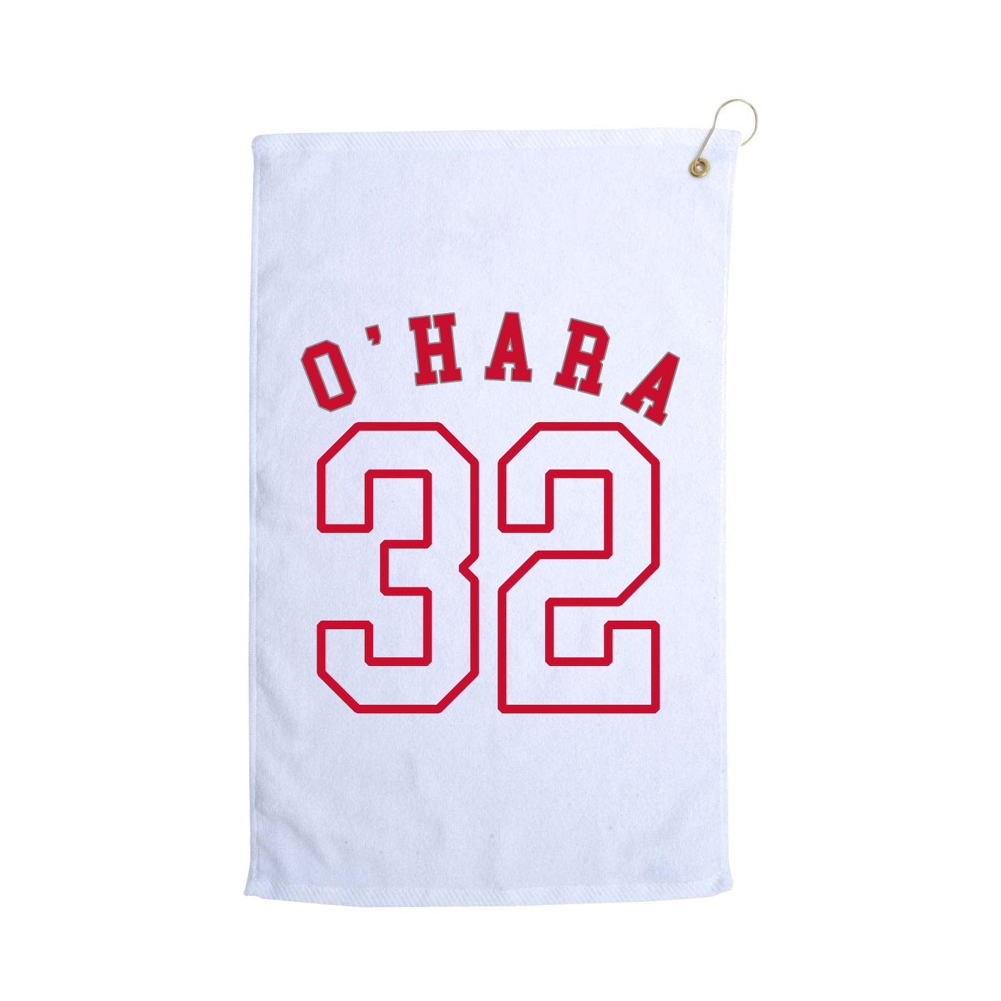Golf Towel — Shirsey Arch in White